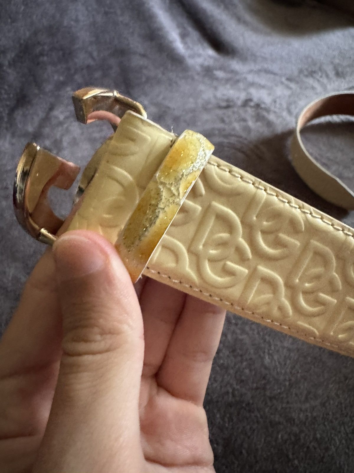 Dolce & Gabbana Dolce Gabbana luxury monogram belt vintage Size ONE SIZE - 5 Thumbnail
