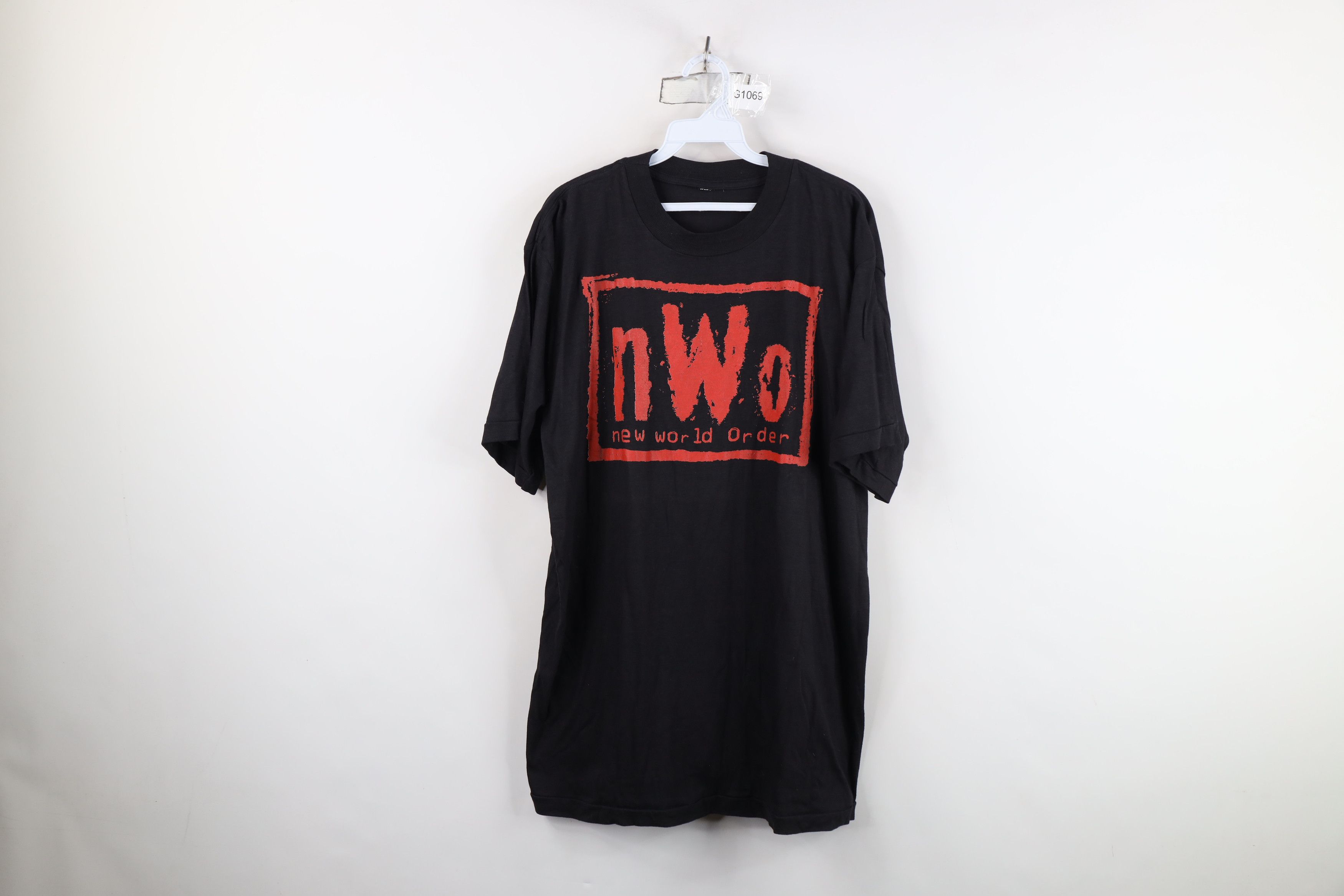 Vintage Vintage 90s New World Order NWO Double Wrestling T-Shirt Size US XL / EU 56 / 4 - 1 Thumbnail