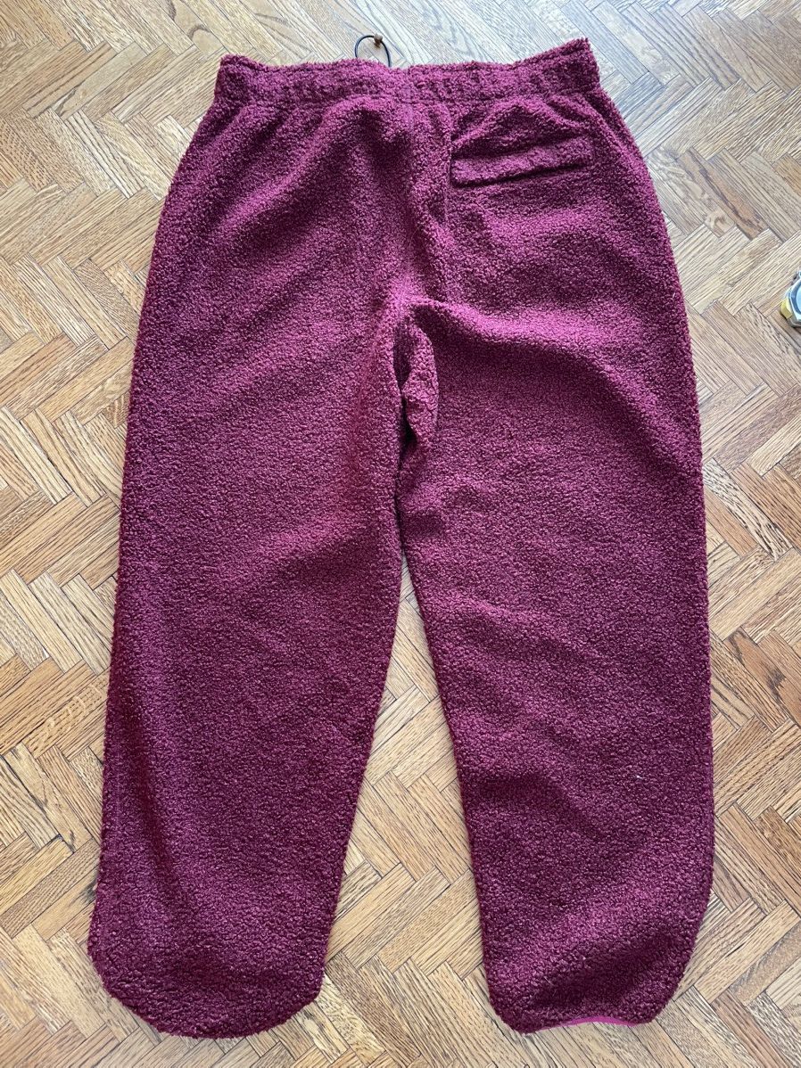 Nike Nike Winterized Maroon Fleece Sweatpants Size US 34 / EU 50 - 6 Thumbnail