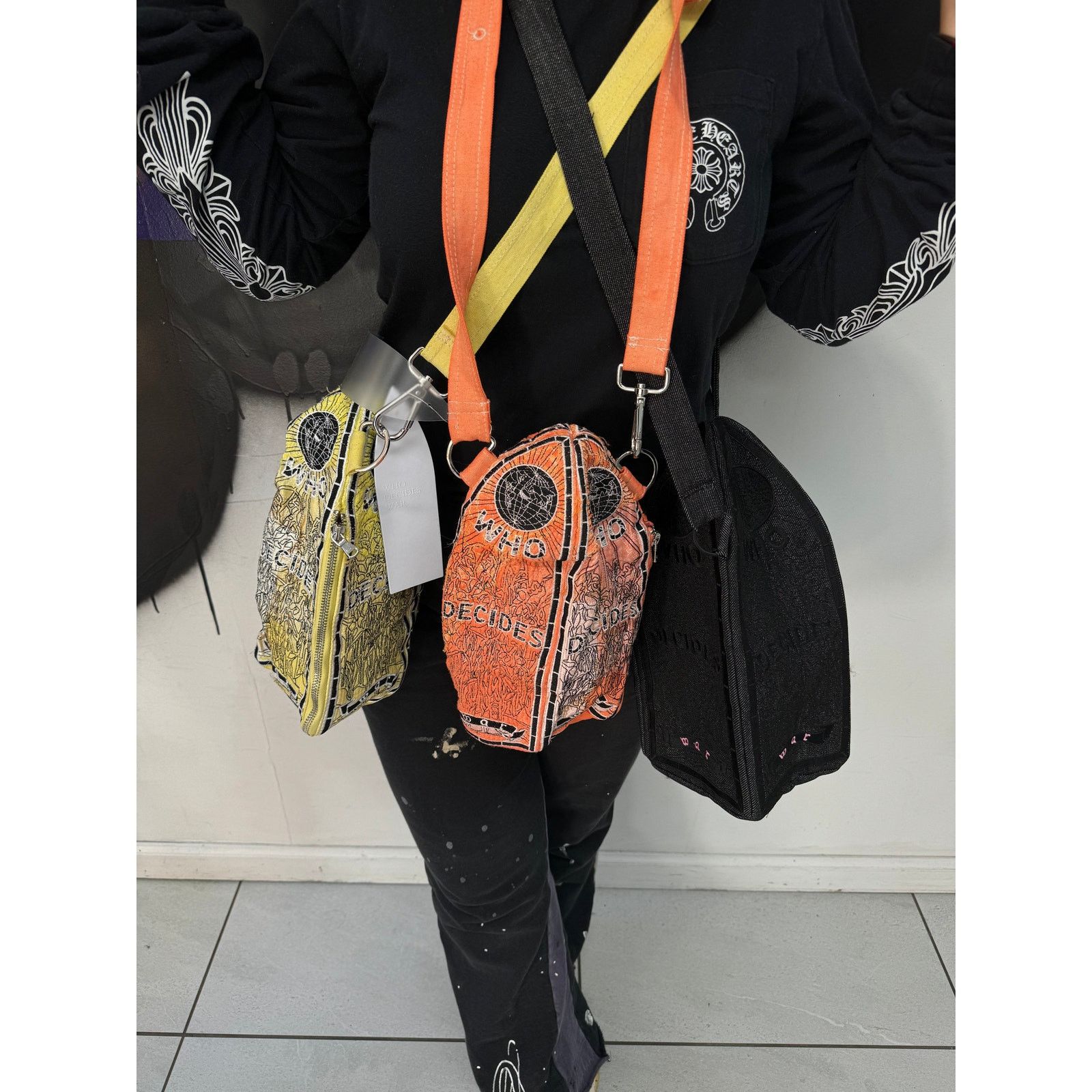 Who Decides War WDW Bullet Bag Yellow New Size ONE SIZE - 1 Thumbnail