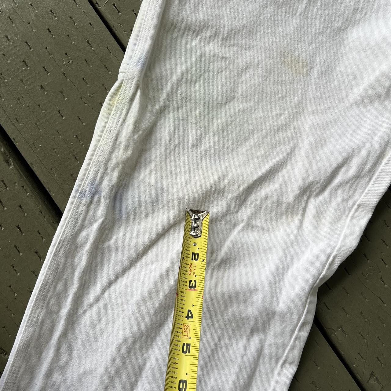 Vintage Vintage carpenter pants 90s painter unisex white Size US 32 / EU 48 - 6 Thumbnail