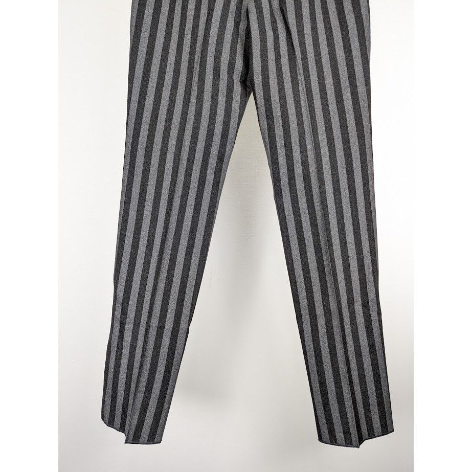 Saint Laurent Paris o1rshd1 Tailleur Rayure Brossee Pant in Gris Anthr Size US 32 / EU 48 - 11 Thumbnail