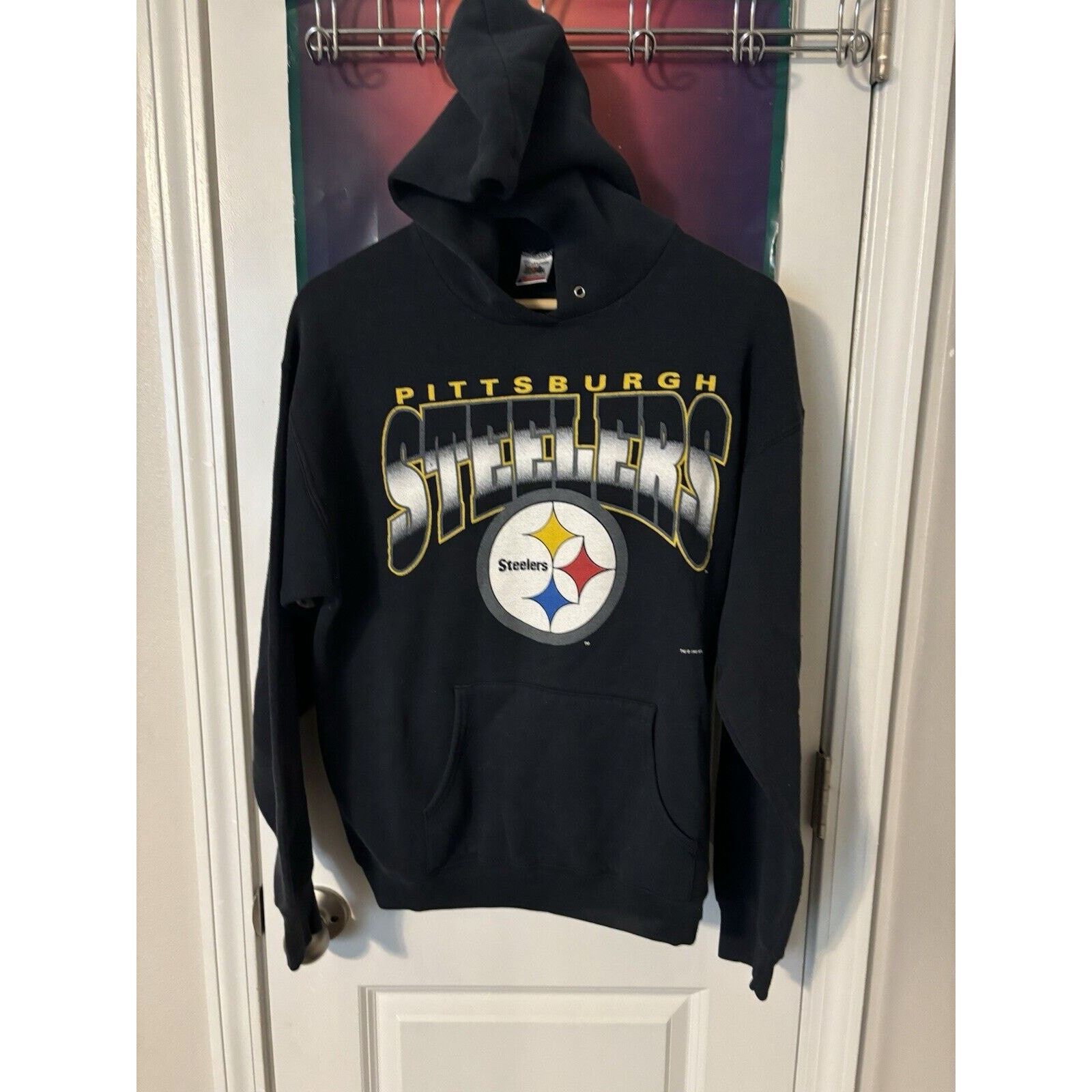 Other Vintage 90s Pittburgh Steelers Rare NFL hoodie Black Size L Size US L / EU 52-54 / 3 - 1 Thumbnail