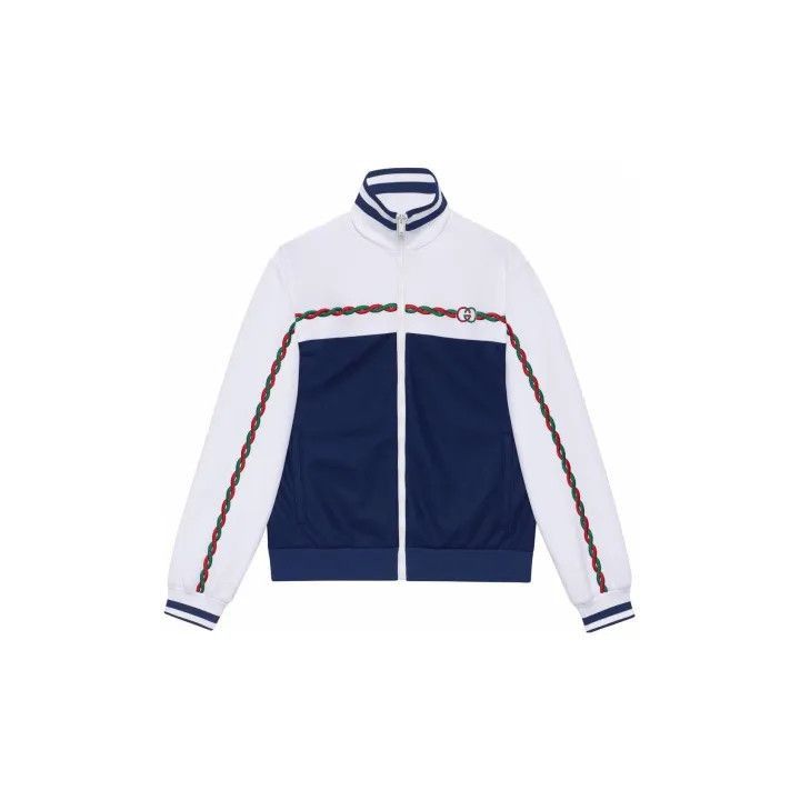 Gucci Gucci Gucci Colorblock Track Jacket for Men -2506 Size US M / EU 48-50 / 2 - 2 Thumbnail