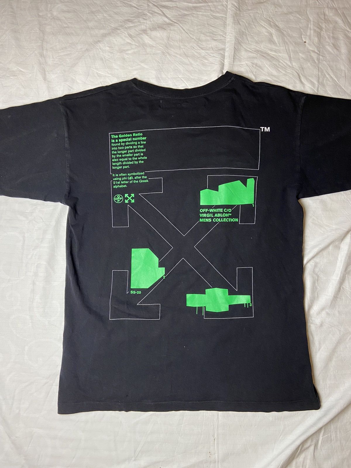 Off-White × Virgil Abloh GOLDEN RATIO OFF-WHITE LONGSLEEVE Size US M / EU 48-50 / 2 - 2 Thumbnail
