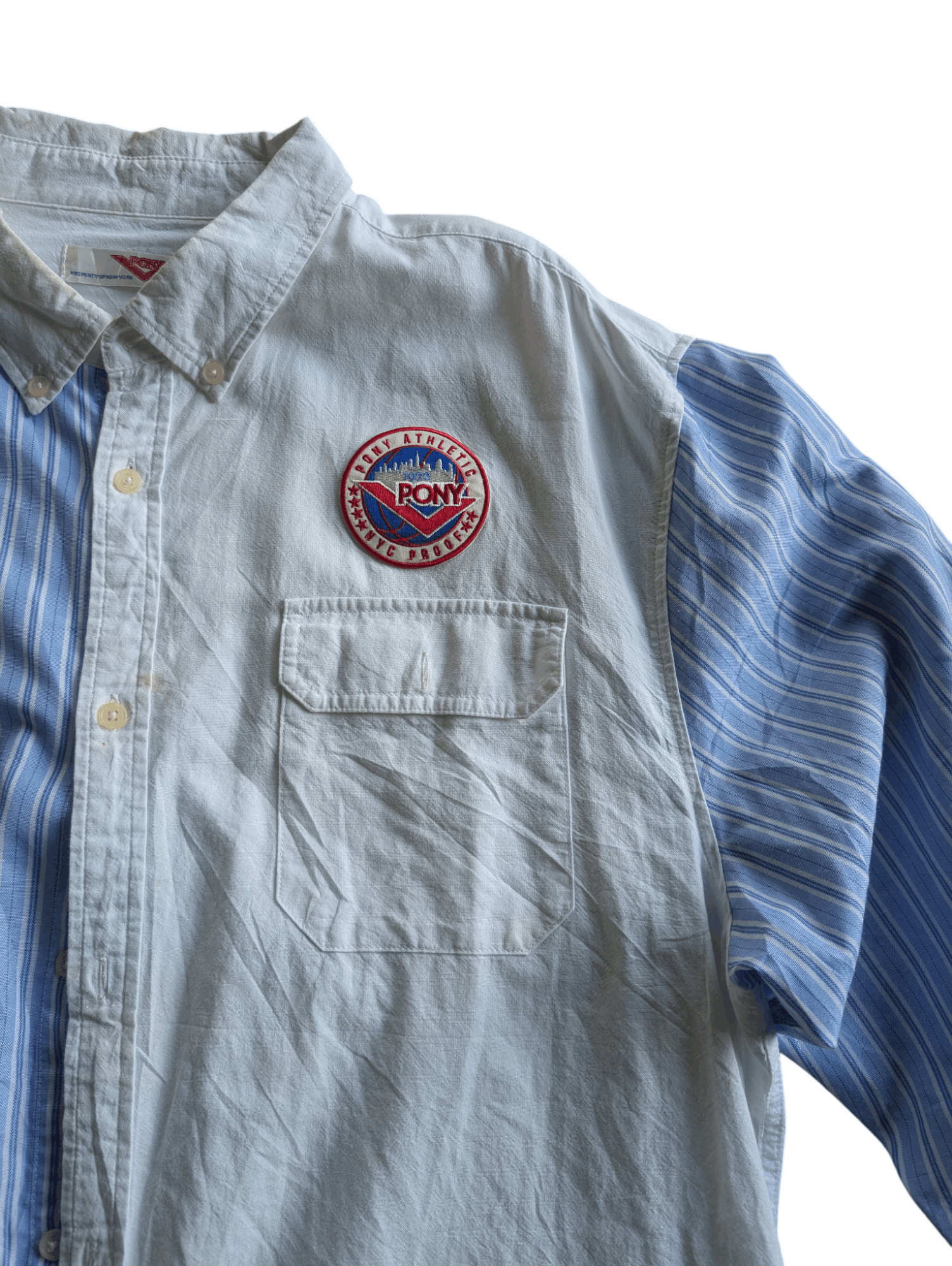 PONY × Vintage Vintage Pony New York City Panelled Button Shirt Size US XXL / EU 58 / 5 - 3 Thumbnail