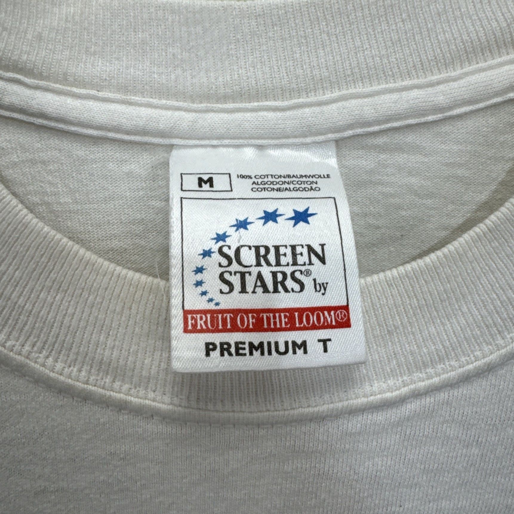 Vintage VINTAGE Screen Stars Radical Fruit Company Graphic T Shirt Medium White Mens Size US M / EU 48-50 / 2 - 3 Thumbnail