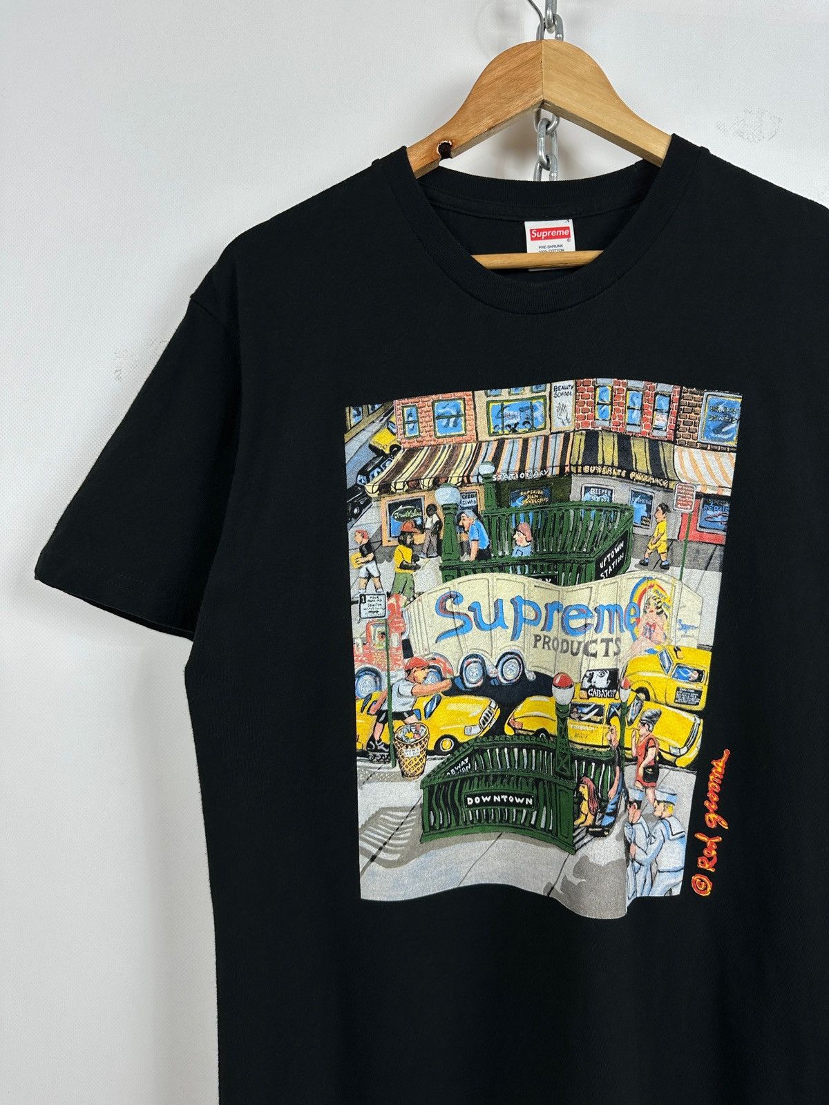 Supreme Supreme Manhattan Black T-Shirt Size US M / EU 48-50 / 2 - 5 Thumbnail