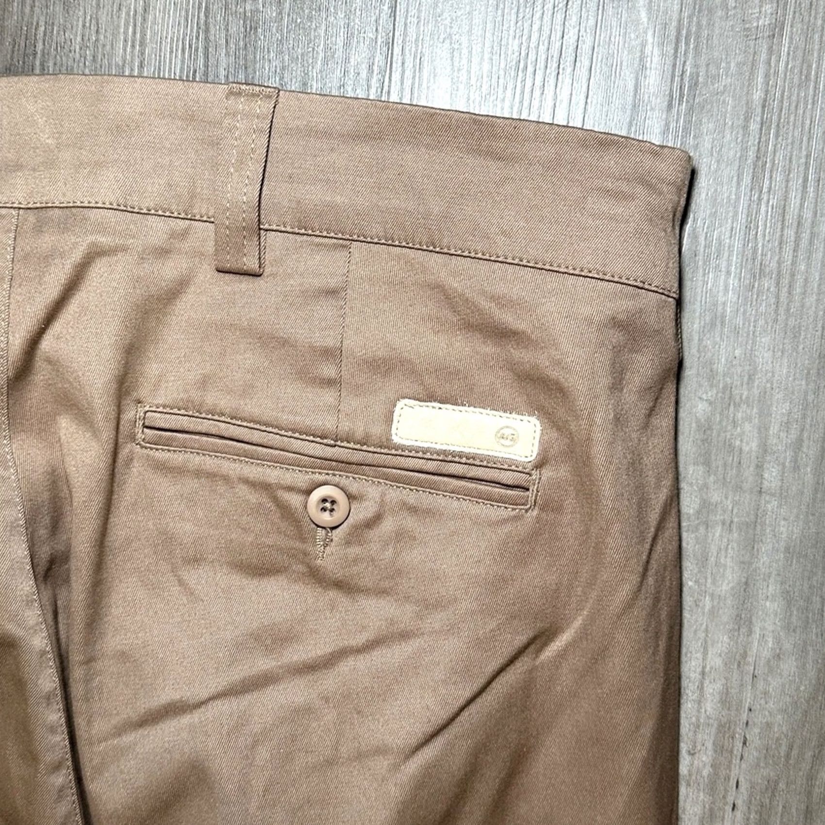 AG Jeans AG Jeans Lochlan Trouser Chino Pant - 32 Regular Men's Tan NWT 34 Inseam Khaki 98% Cotton 2% Spandex Mens Size US 32 / EU 48 - 6 Thumbnail