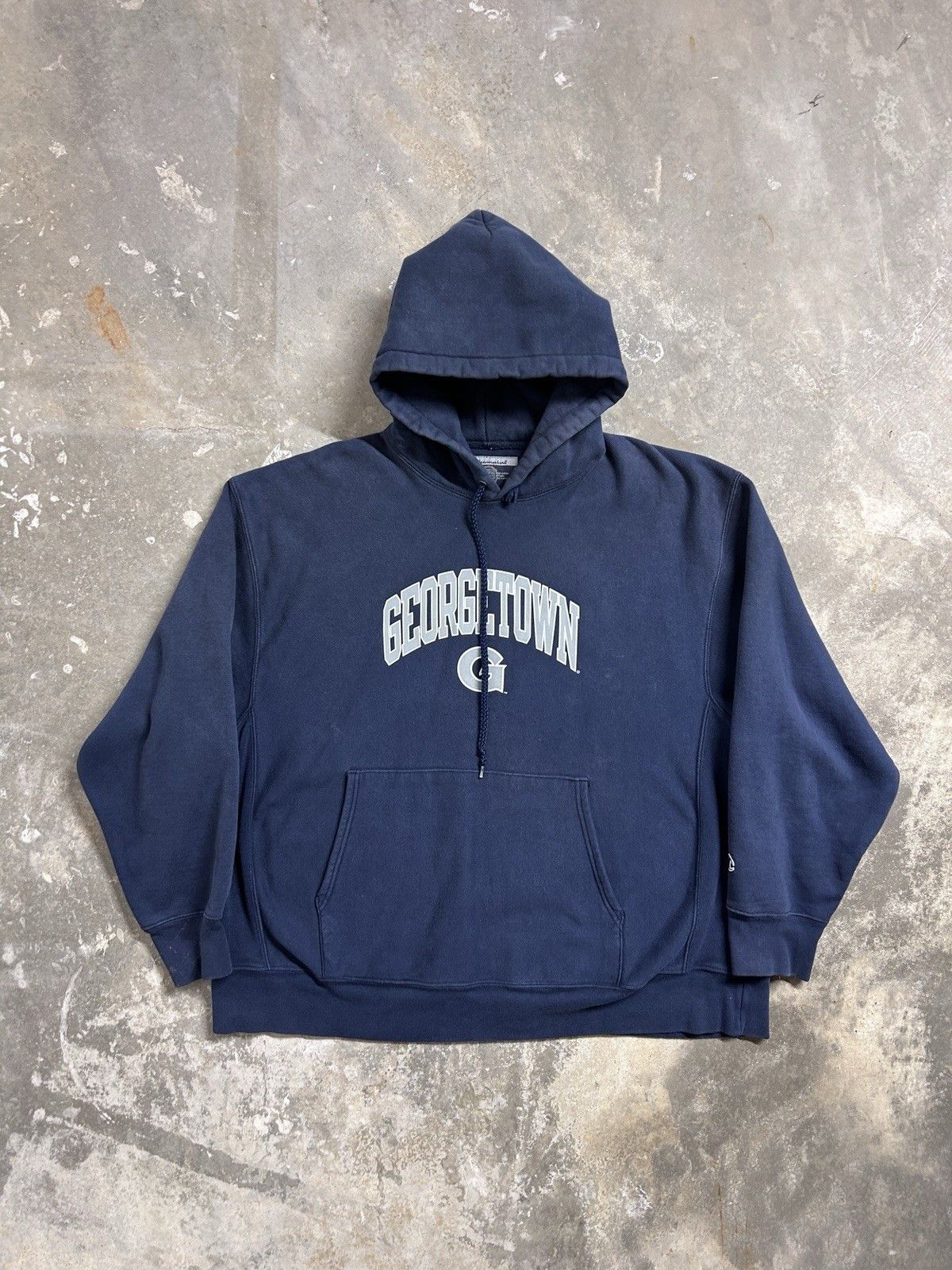 Champion Vintage 00’s Champion Reverse Weave Georgetown Hoodie XL Size US XL / EU 56 / 4 - 1 Thumbnail