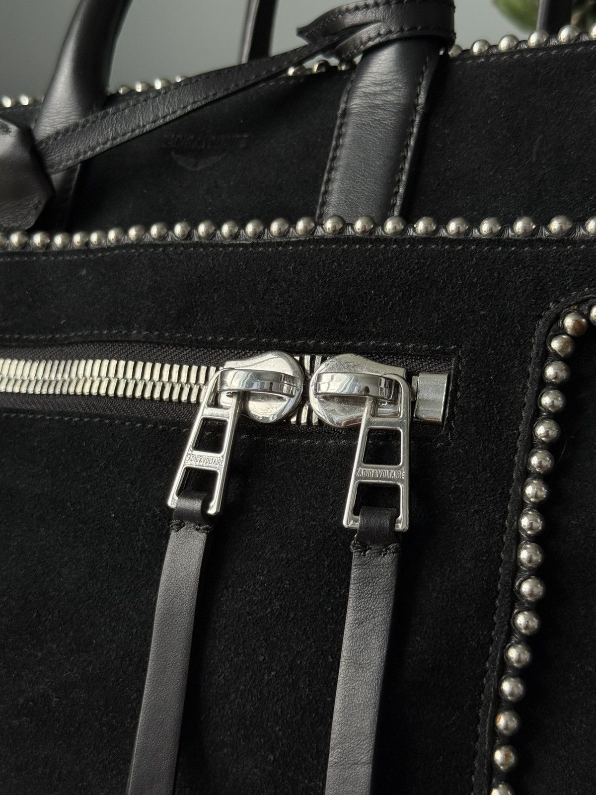 Zadig & Voltaire Zadig et Voltaire Bag Suede key lock Black Size ONE SIZE - 12 Thumbnail