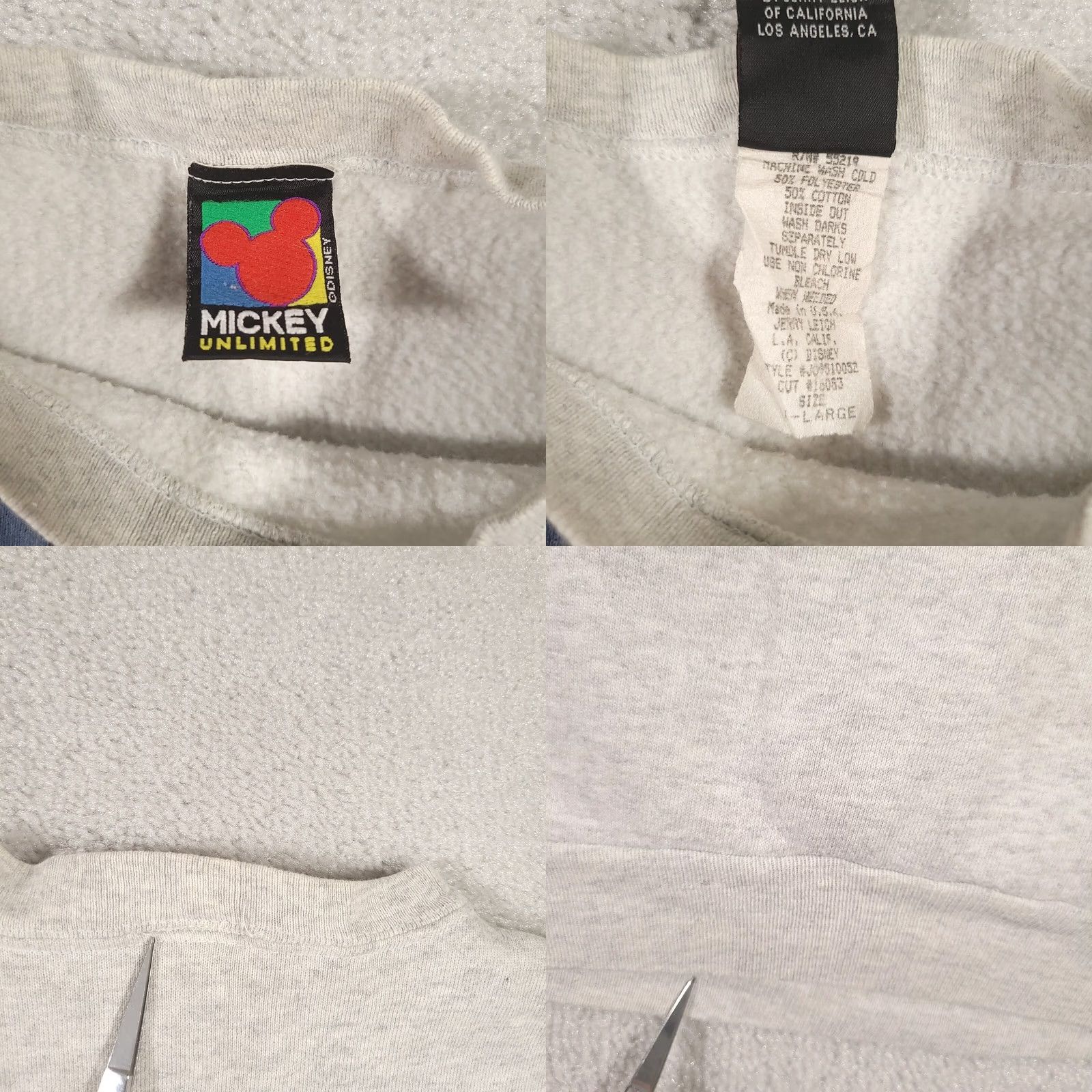 Mickey Unlimited VINTAGE Mickey Unlimited Sweatshirt Crewneck Mens Large Gray Goofy Donald USA Shirt Mens L Gray Vintage Size US L / EU 52-54 / 3 - 10 Thumbnail