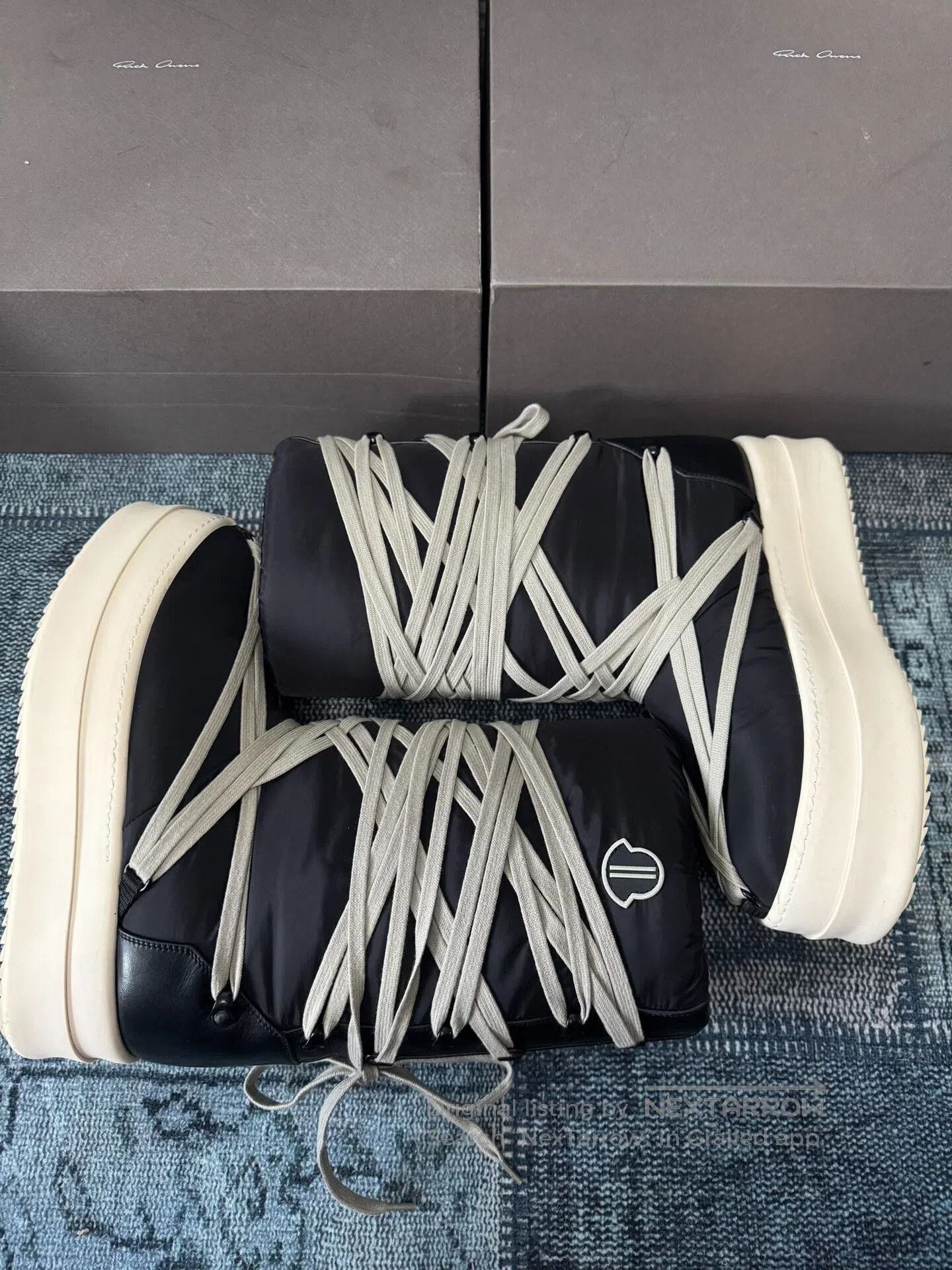 Moncler rick owens Moncler collaborative thick strap boots. Size US 9 / EU 42 - 4 Thumbnail