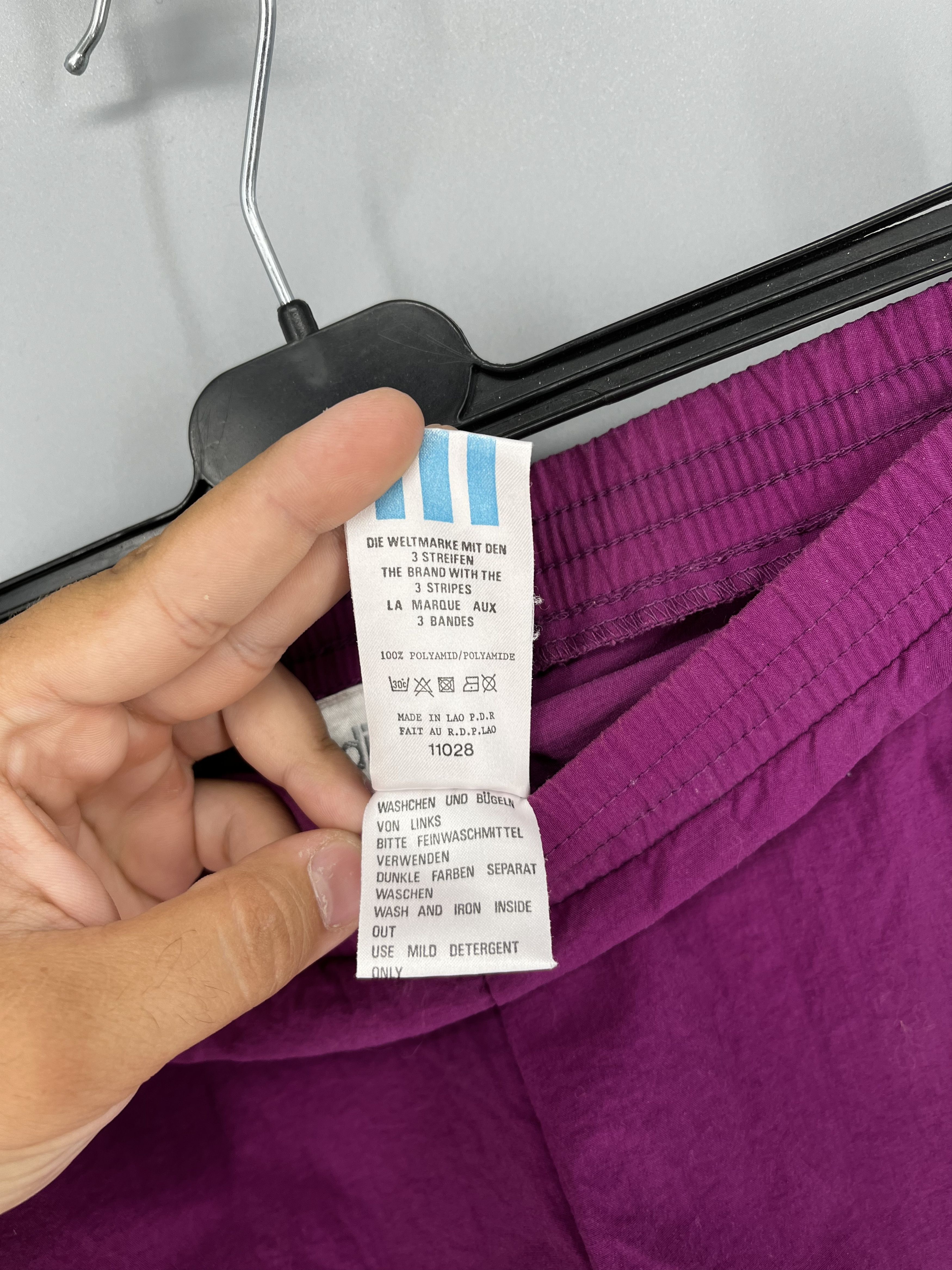 Adidas Rare 90s Adidas Track Pants Vintage Y2K Purple Size M Size US 32 / EU 48 - 8 Thumbnail