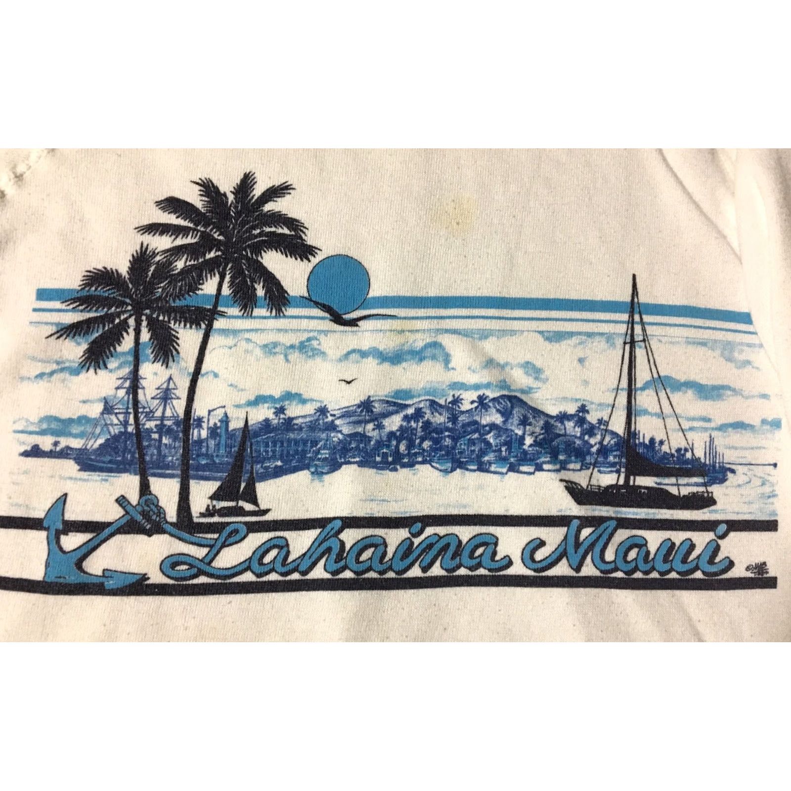 Tultex VINTAGE Maui Hawaii Spellout Sweatshirt S Mens White 80s Surf USA University Tultex TM USA Surf North Shore 80s 90s Retro Grunge Beach Fashion Size US S / EU 44-46 / 1 - 2 Thumbnail