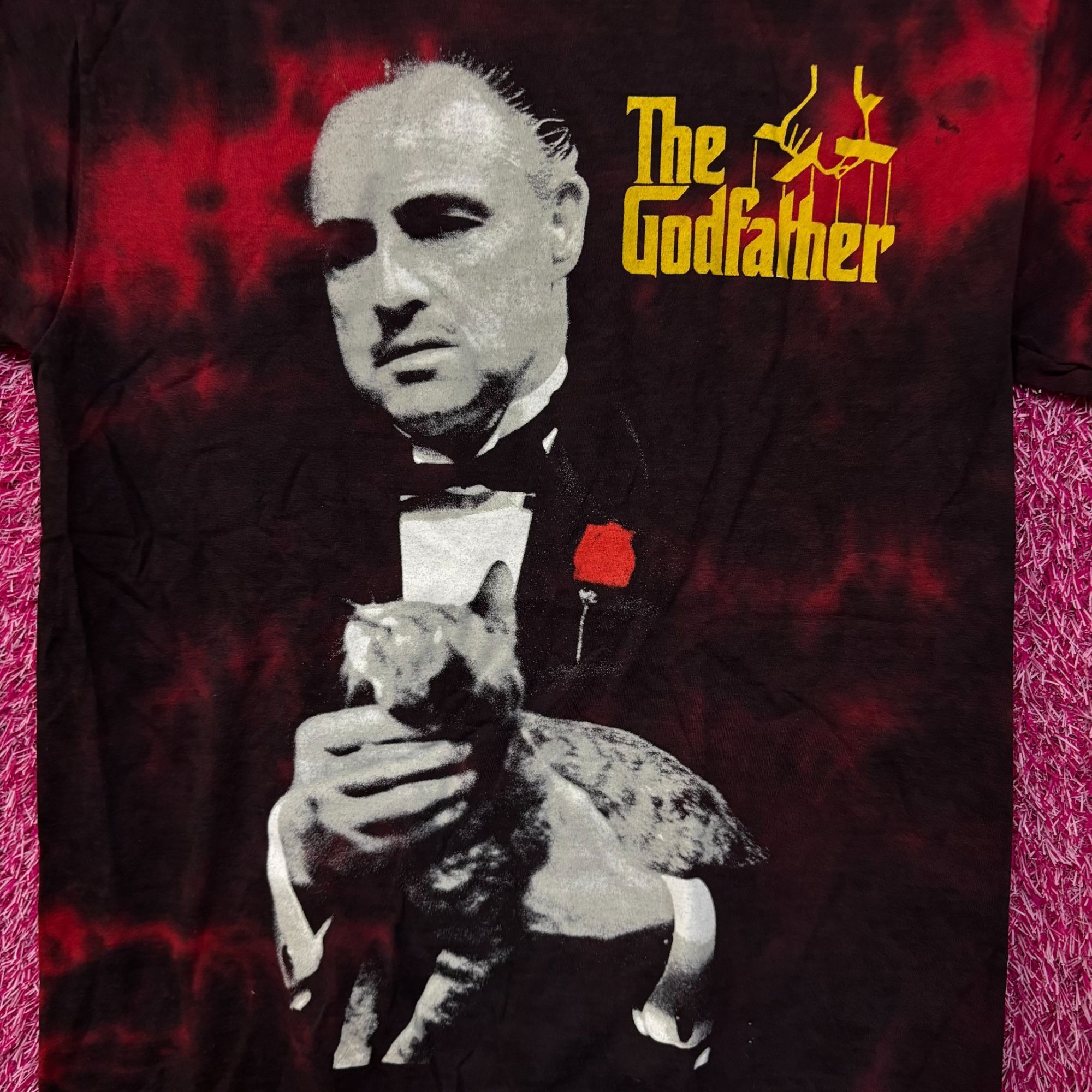 Other The Godfather and Cat Graphic Design T-Shirt Extra Small Size US XS / EU 42 / 0 - 2 Thumbnail