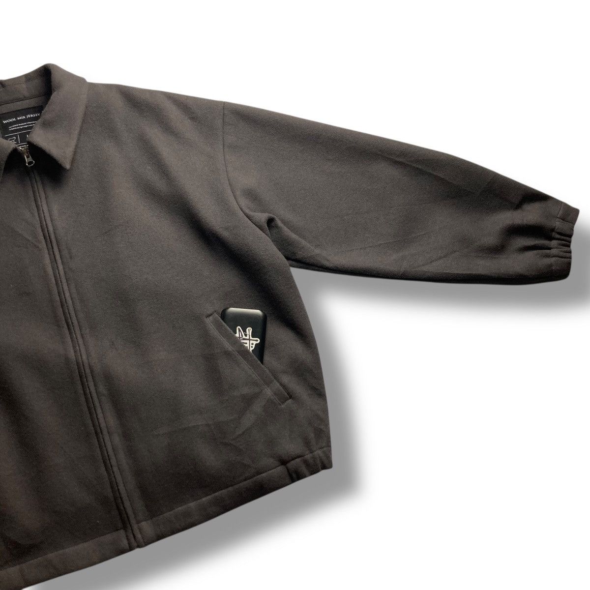 RAGEBLUE 🇯🇵 RAGEBLUE WOOL BLEND FULL ZIP BOMBER JACKET Size US L / EU 52-54 / 3 - 6 Thumbnail