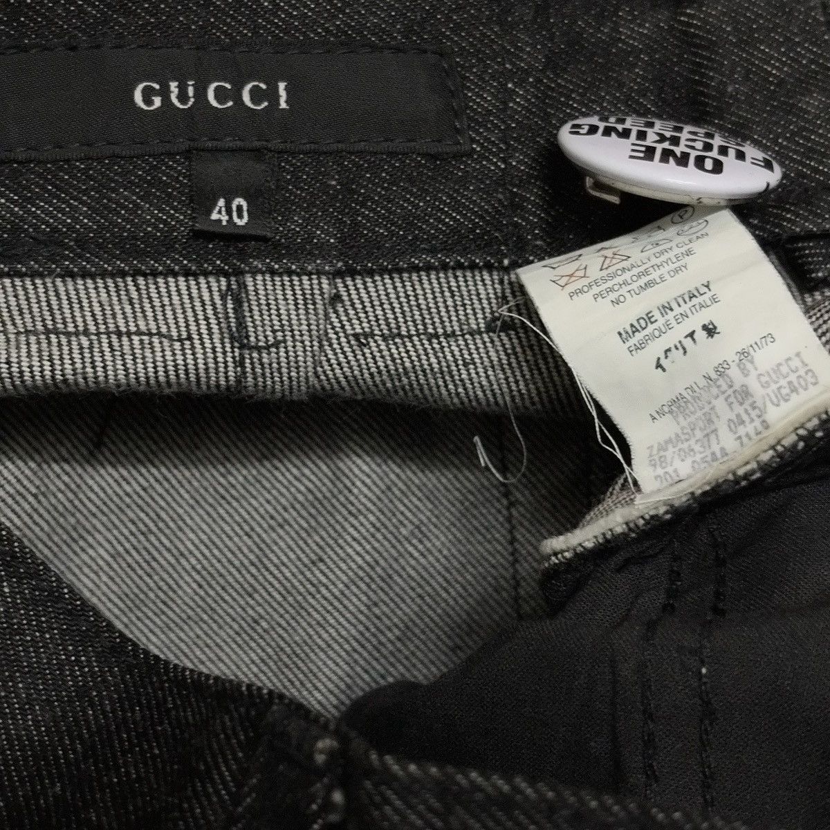 Gucci (H/O $190) 1998 Gucci Tom Ford Selvedge Wideleg Denim Size US 28 / EU 44 - 6 Thumbnail