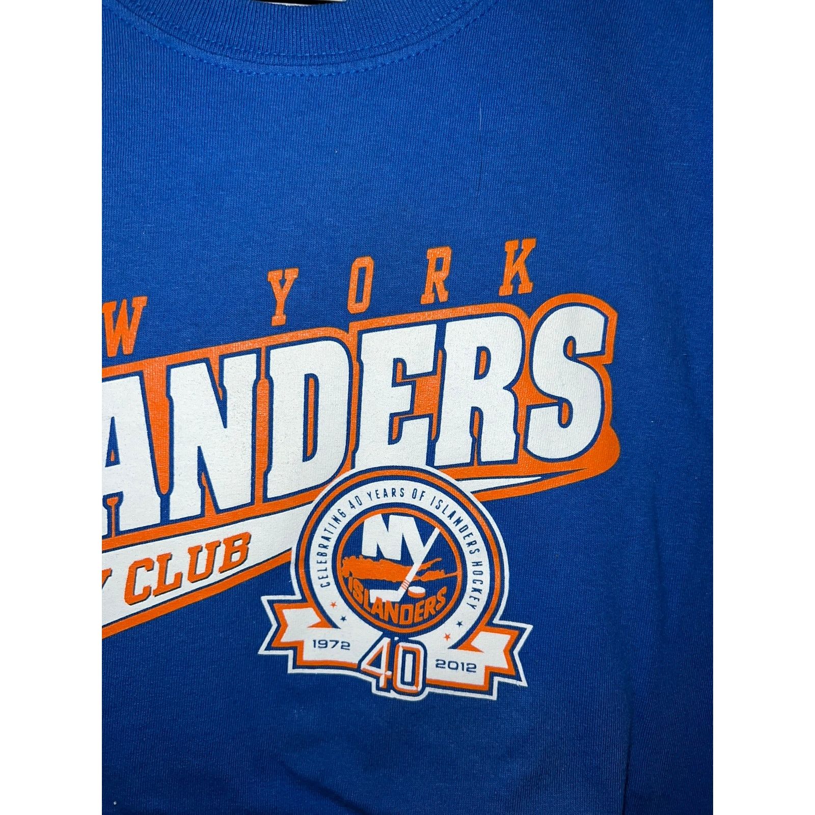 Gildan New York Islanders Shirt Hockey Club Signed NHL Tee 2012 XL Size US XL / EU 56 / 4 - 2 Thumbnail