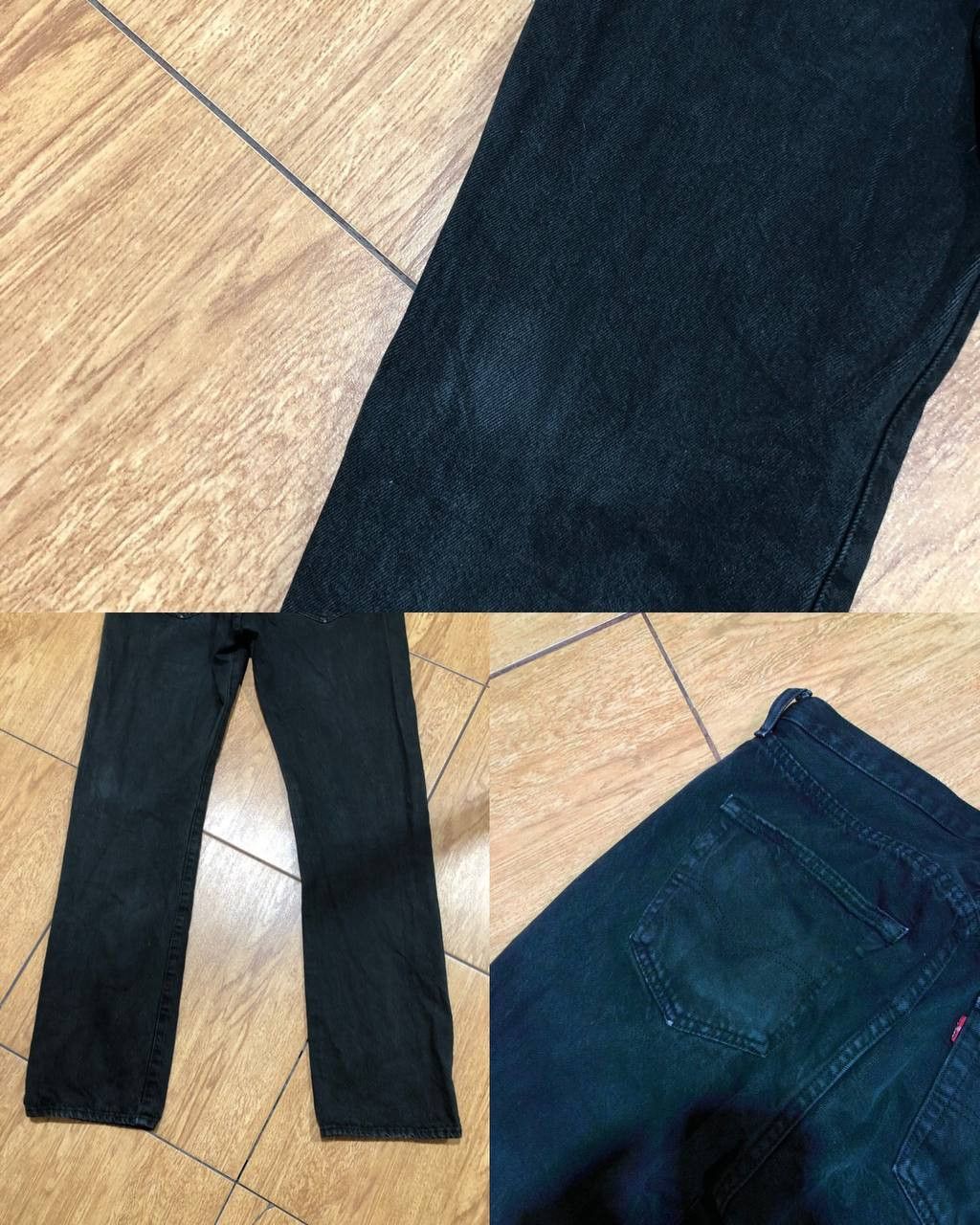 Levi's jeans black premium Levi's 501 Y2K Vintage w34 streetwear Size US 34 / EU 50 - 23 Thumbnail