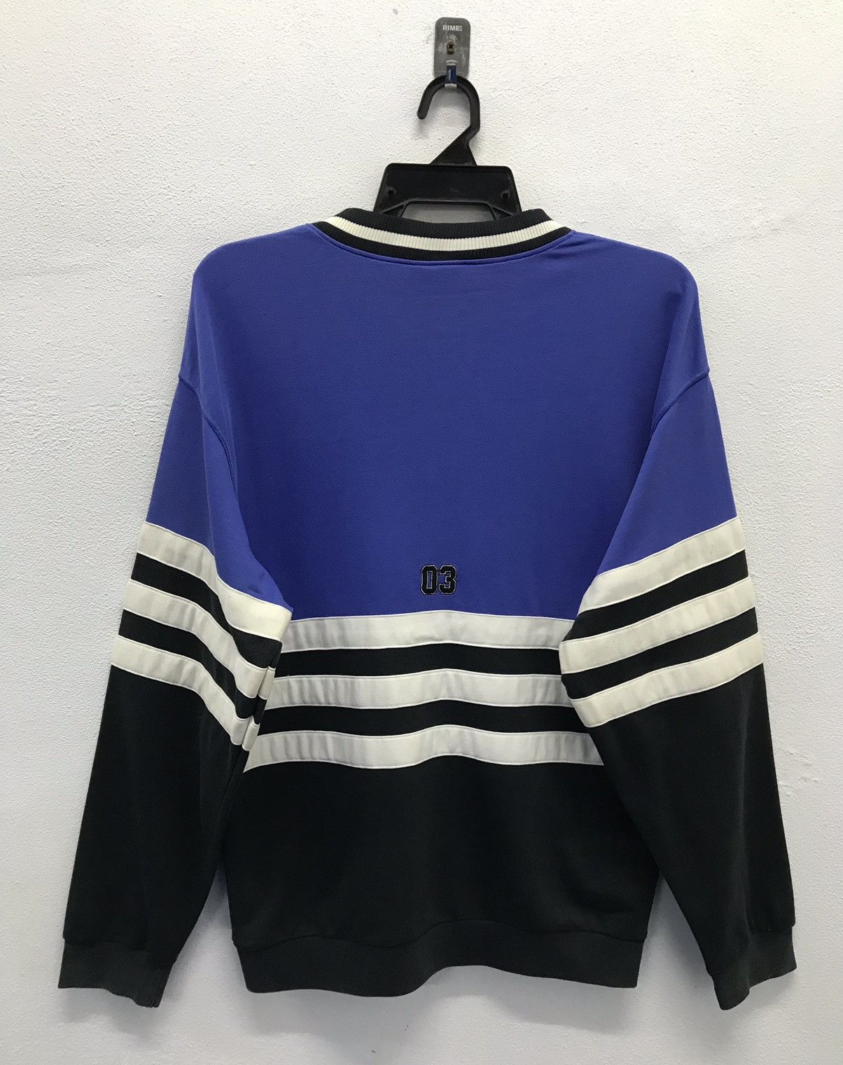 Adidas × Descente × Japanese Brand Vintage Adidas The Brand With The 3 Stripes Sweatshirt Size US M / EU 48-50 / 2 - 2 Thumbnail