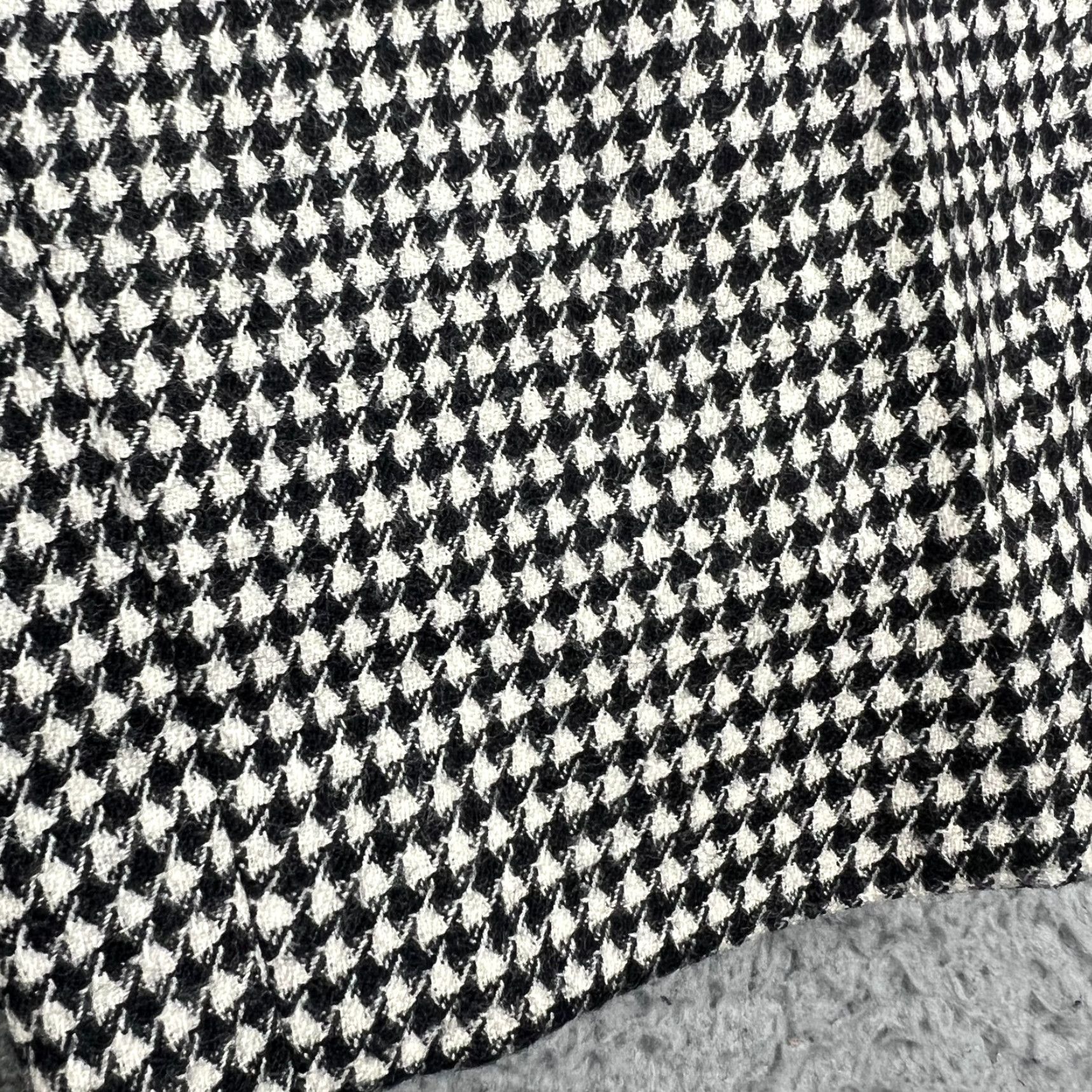 Talbots Talbots Womens Pants 14 Petite Houndstooth Hampshire Straight Leg Taper NWT Size 36" / US 14 / IT 50 - 2 Thumbnail