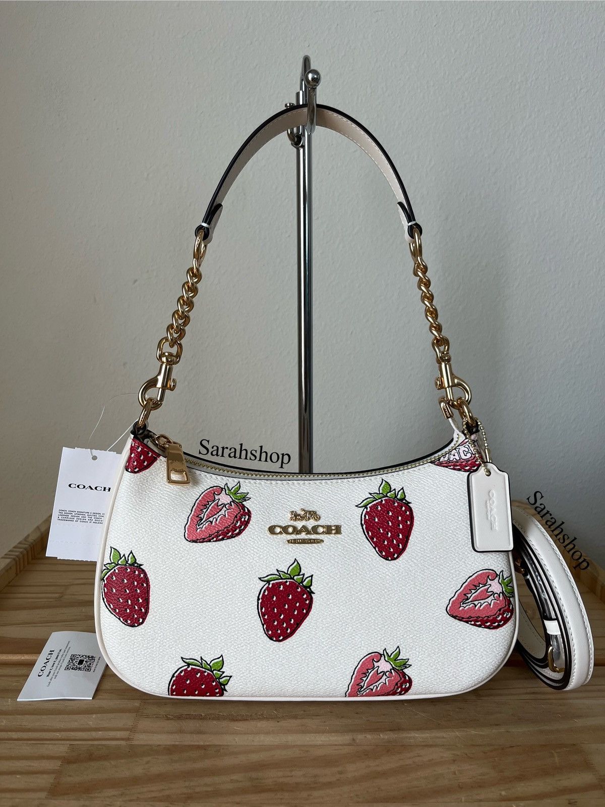 Coach Coach Teri Shoulder Bag With Strawberry Printed | Grailed