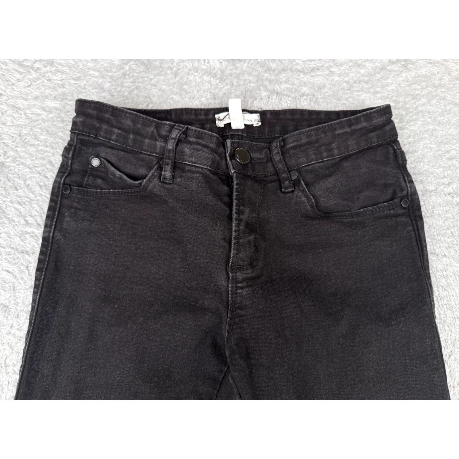 Vintage Kendall And Kylie Women's Jeans Bootcut Low Rise Black Denim Juniors 25x30 Size 25" / US 0 / IT 36 - 4 Thumbnail