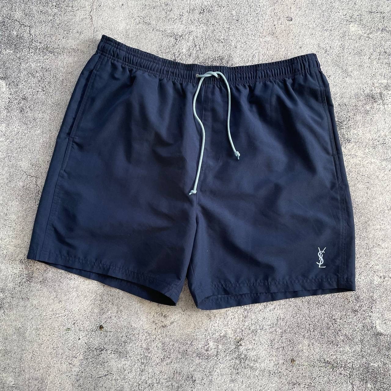 Yves Saint Laurent Vintage Yves Saint Laurent Shorts Dark Blue Size XL Size US 36 / EU 52 - 1 Thumbnail
