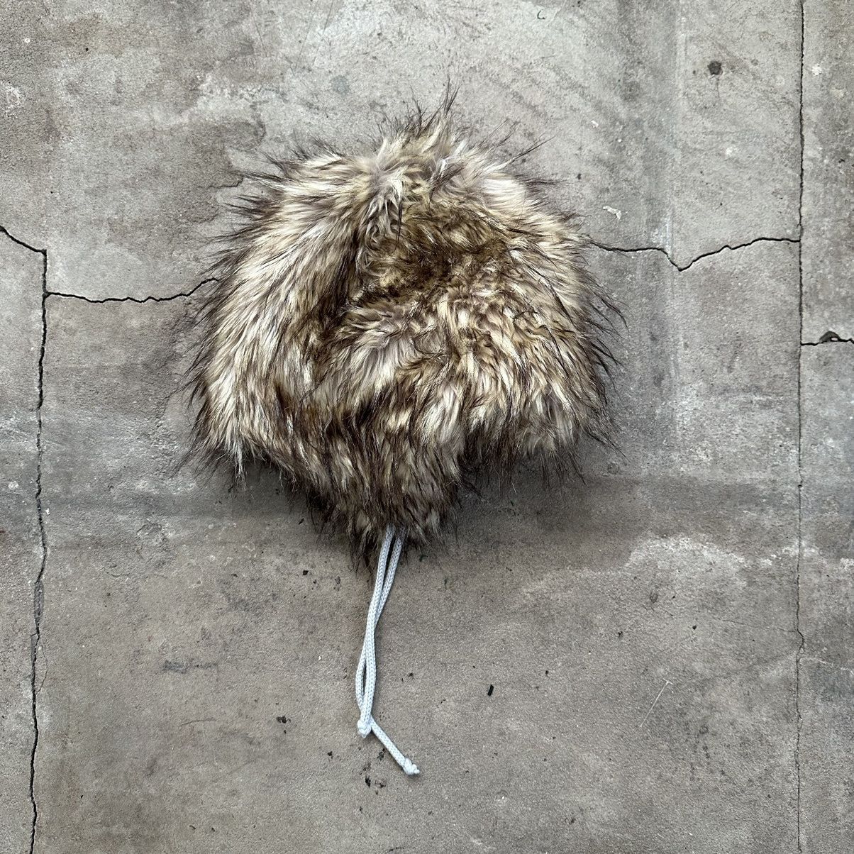 Japanese Brand × Vintage Y2K eisbar 2in1 Faux Fur Ushanka Fuzzy Warm Trapper Hat Size ONE SIZE - 1 Thumbnail