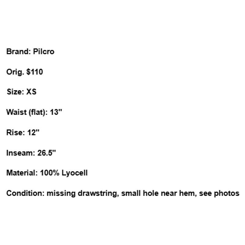 Other Pilcro Nomad Pants Joggers Lyocell Pull On Purple XS Coastal Size 26" / US 2 / IT 38 - 9 Thumbnail