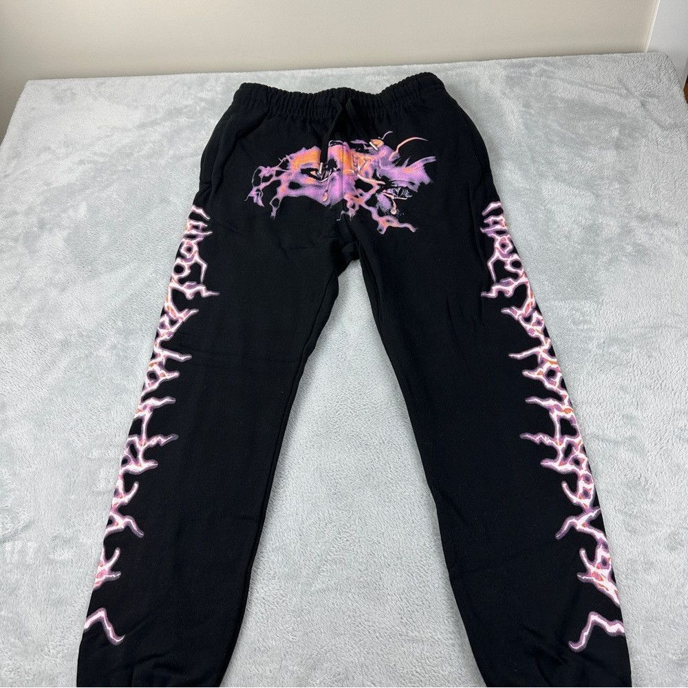 Vlone Vlone x Never Broke Again Black 100% Cotton Sweatpants Made Size US 28 / EU 44 - 6 Thumbnail