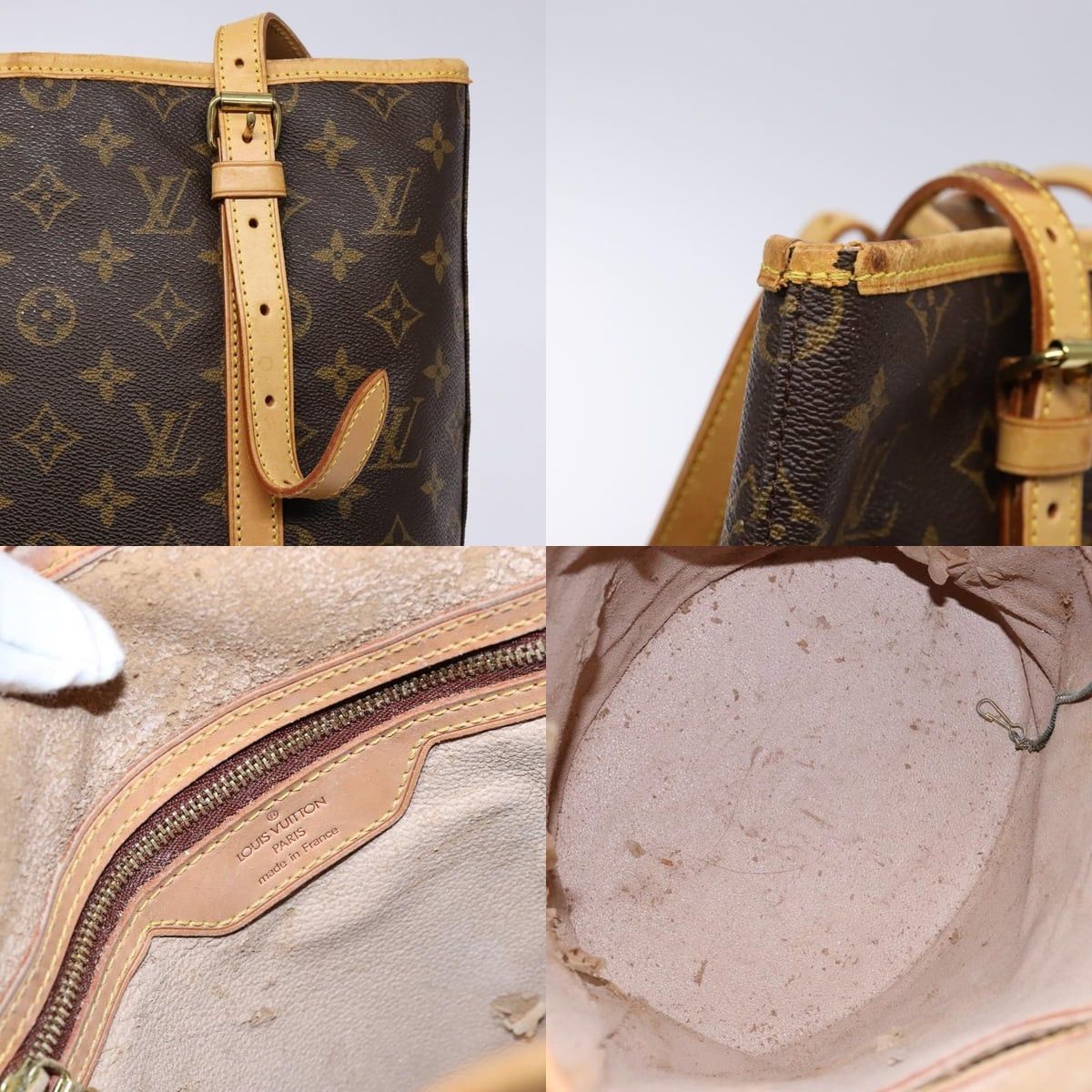 Louis Vuitton LOUIS VUITTON Monogram Bucket GM Shoulder Bag M42236 Size ONE SIZE - 11 Thumbnail