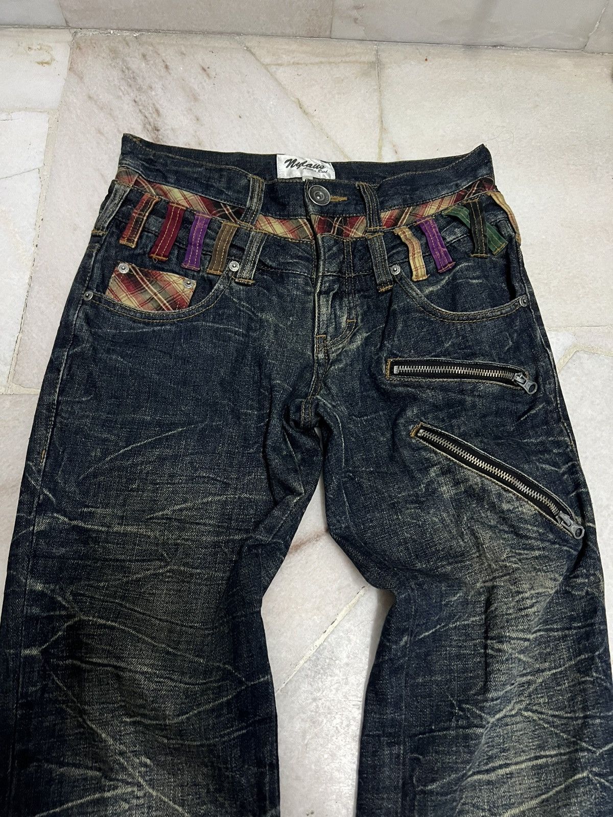 Other 💥DOUBLE WAIST💥NYLAUS DOUBLE WAIST JEANS Size US 29 - 3 Thumbnail