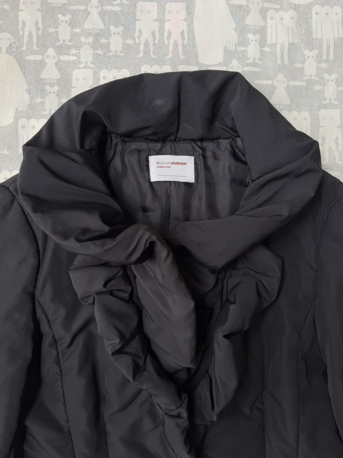 Hussein Chalayan Hussein Chalayan 2000's Ruffle Collar Hybrid Down Jacket Size M / US 6-8 / IT 42-44 - 2 Thumbnail