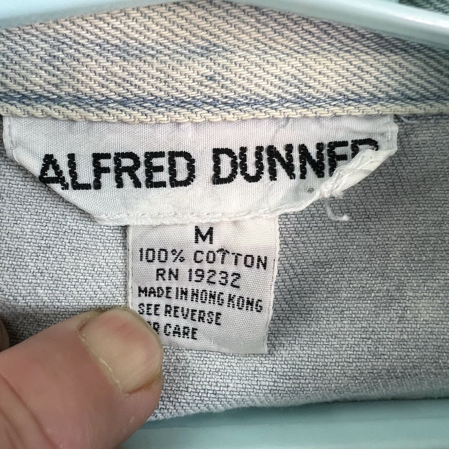 Vintage VINTAGE Alfred Dunner Denim Blue Jean Jacket Womens Size M Size 32" / US 10 / IT 46 - 5 Thumbnail