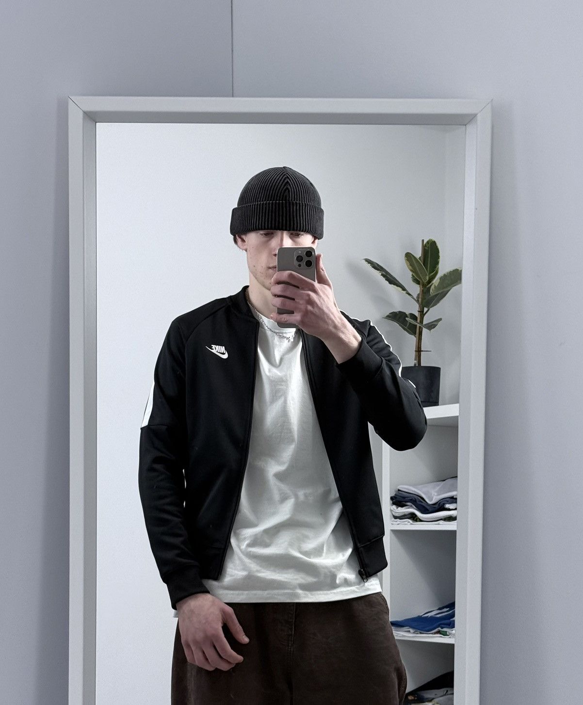 Nike × Vintage Vintage Nike Y2K streetwear track zip jacket Size US S / EU 44-46 / 1 - 1 Thumbnail