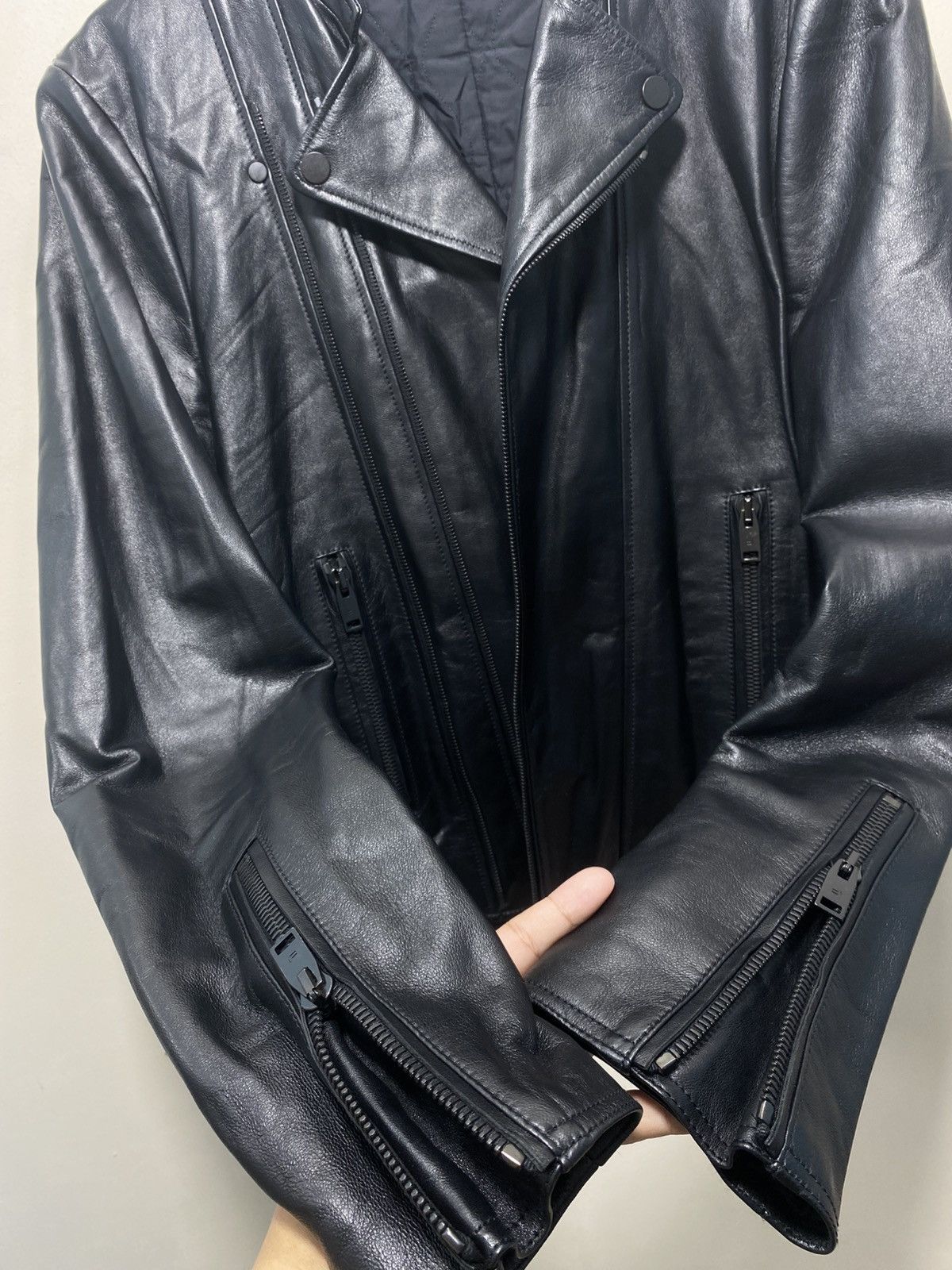 Balenciaga BALENCIAGA Biker Leather Jacket❗️ Size US S / EU 44-46 / 1 - 11 Thumbnail