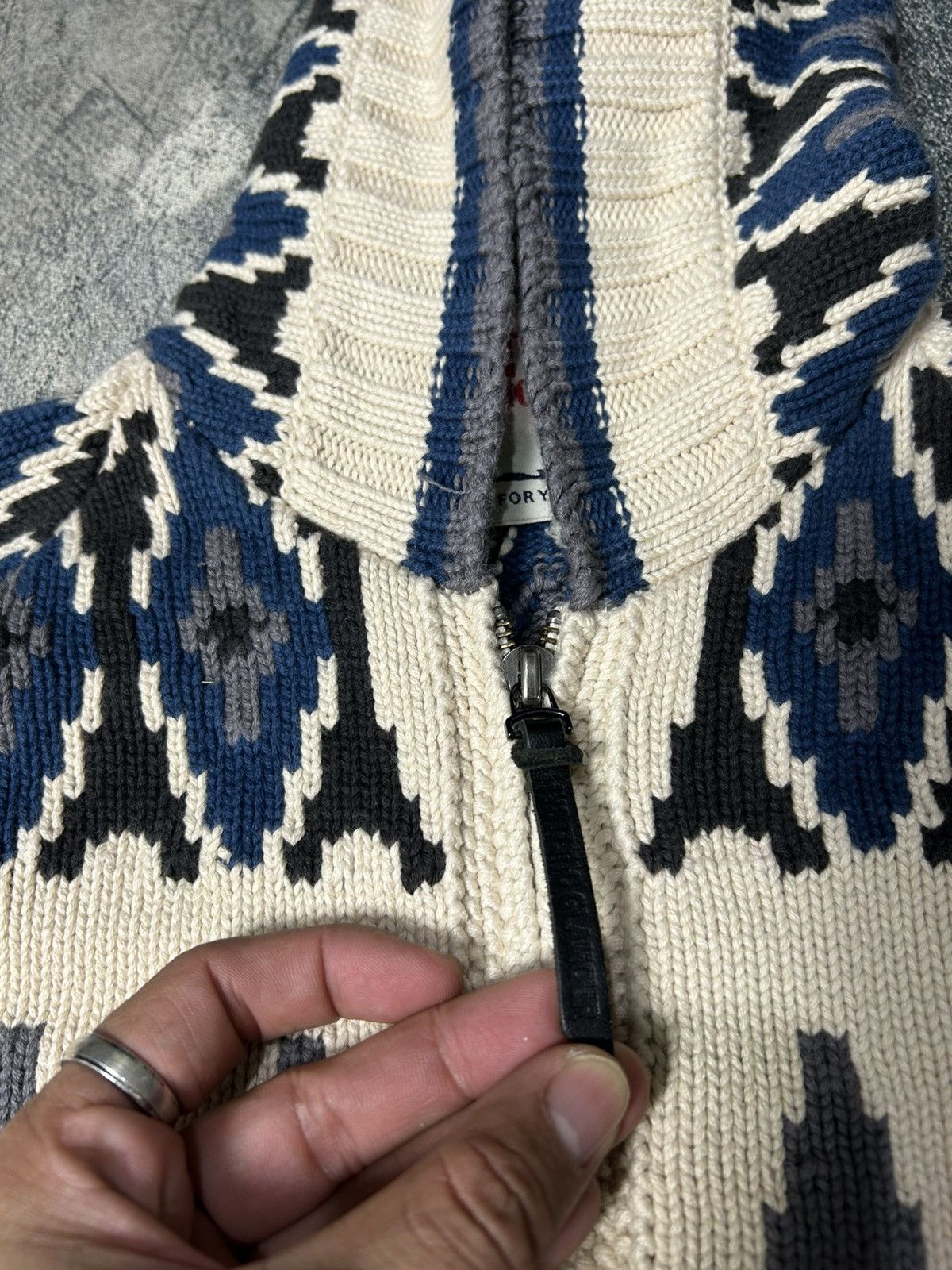 Hysteric Glamour Hysteric Glamour Cowichan hoodie Knit Size US S / EU 44-46 / 1 - 4 Thumbnail