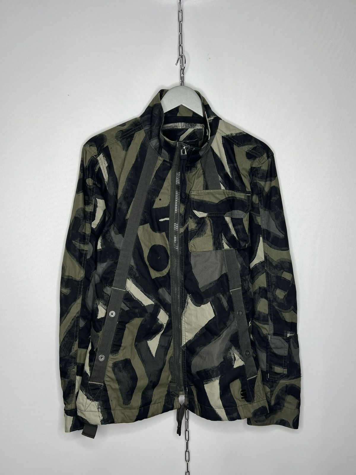 G-Star G-Star RAW Camo Multipocket Utility HB Tape Jacket Military Size US XL / EU 56 / 4 - 1 Thumbnail