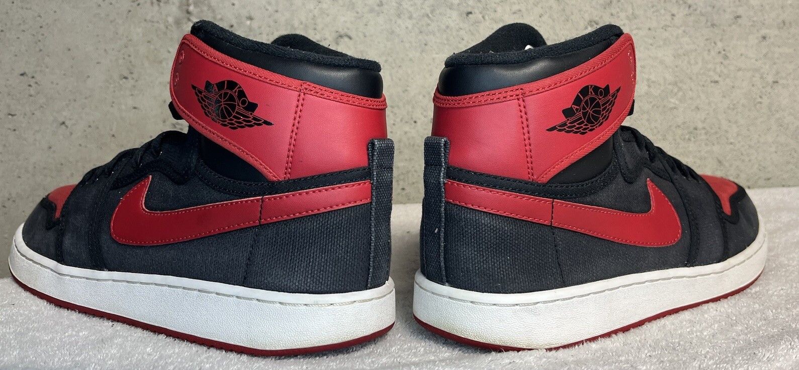 Jordan Brand Nike Air Jordan 1 AJKO Retro Bred Black Red White Size 11 Size US 11 / EU 44 - 5 Thumbnail