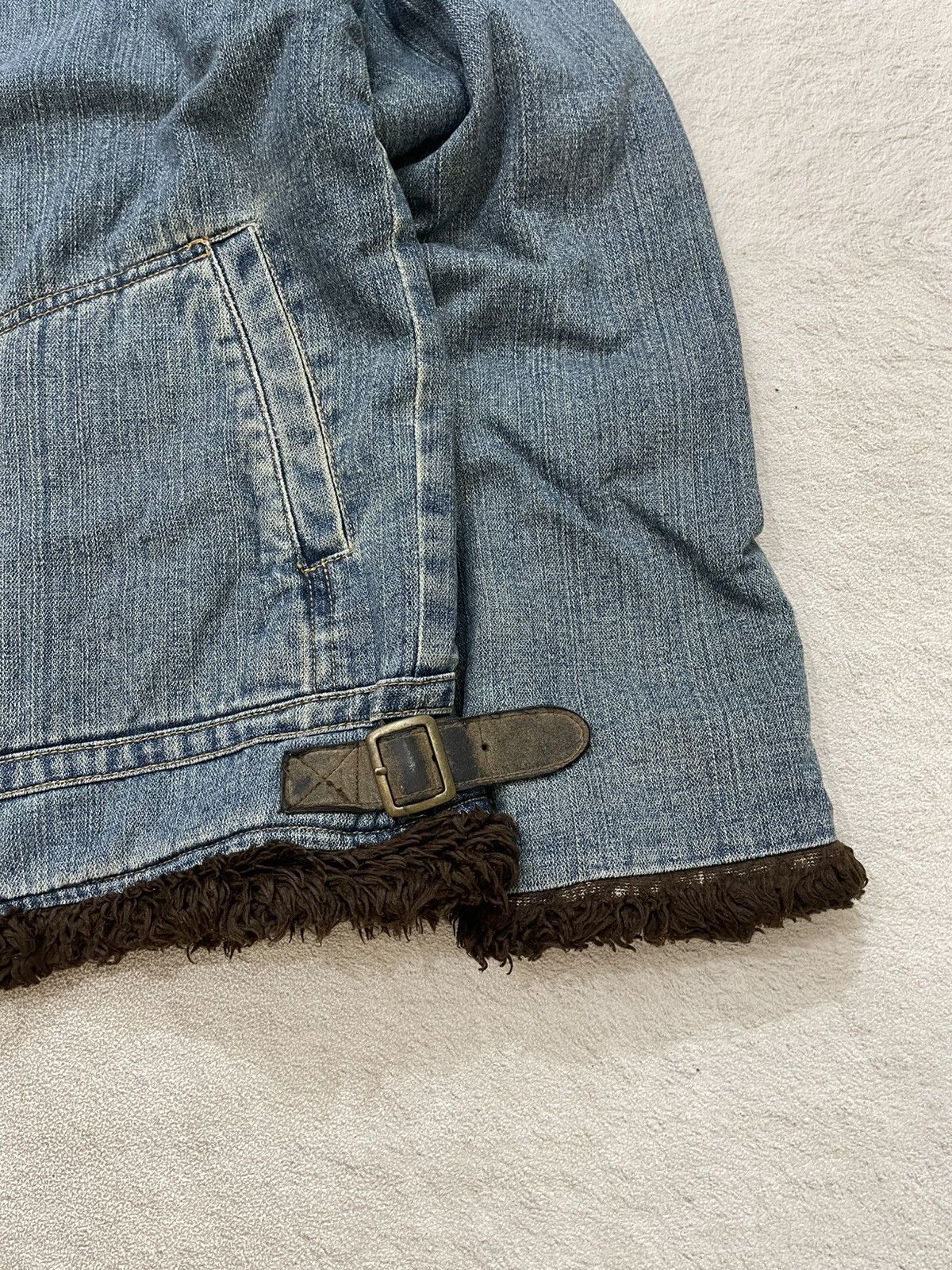 14th Addiction 2000s Tom n Born Japan Denim Collar Jacket Patch Grunge LGB Size US L / EU 52-54 / 3 - 3 Thumbnail