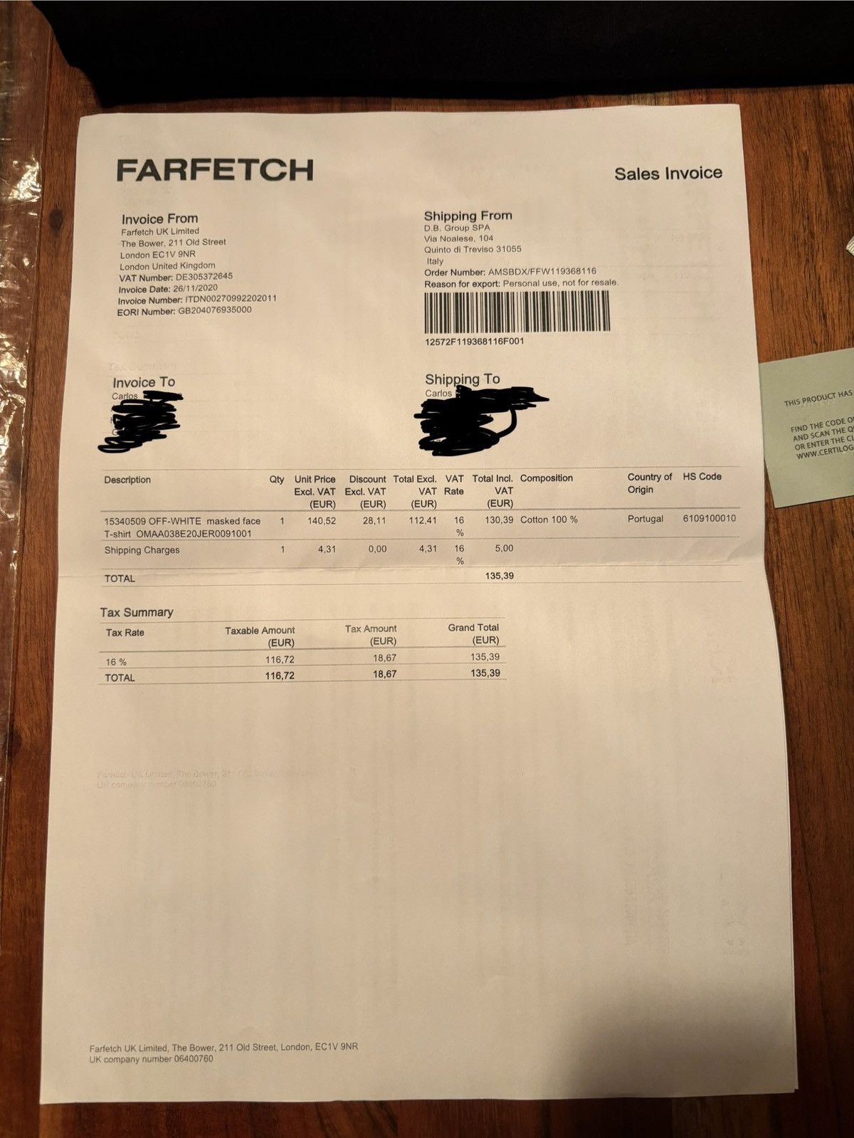 Off-White OFF-White masked face T-shirt Size US S / EU 44-46 / 1 - 5 Thumbnail
