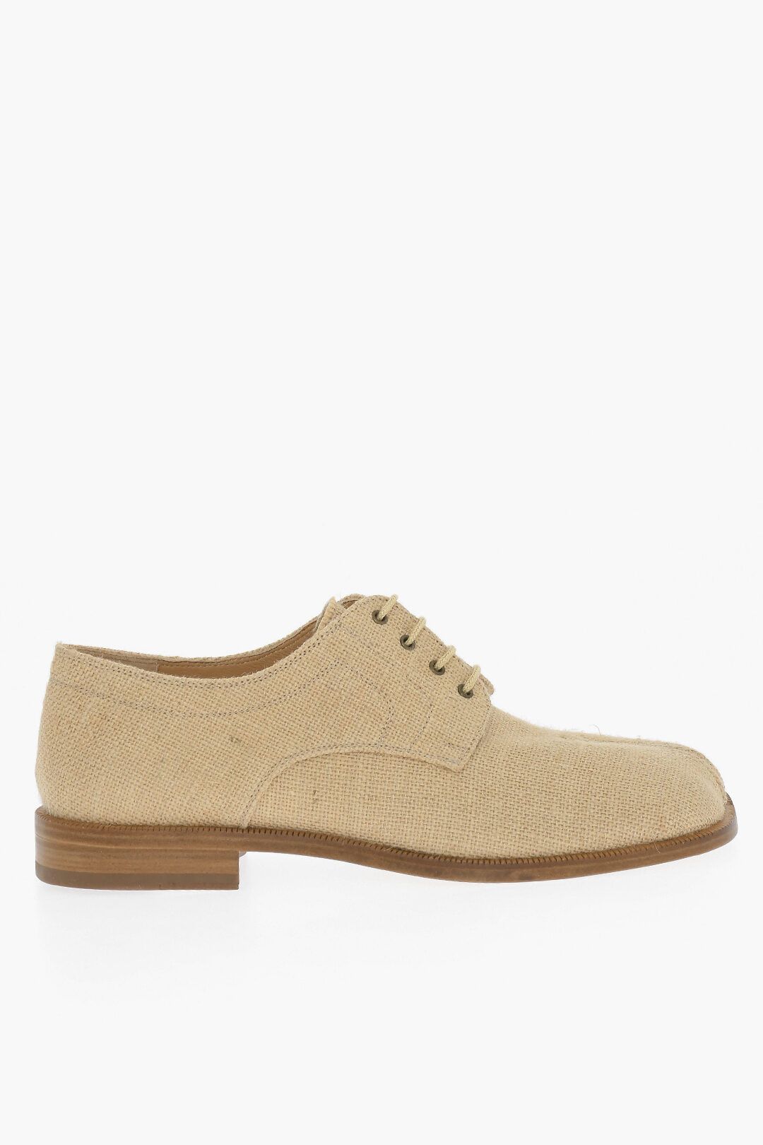 image of Maison Margiela Og1Mm0424 Mm22 Juta Taby Derby Shoes In Beige, Men's (Size 11)
