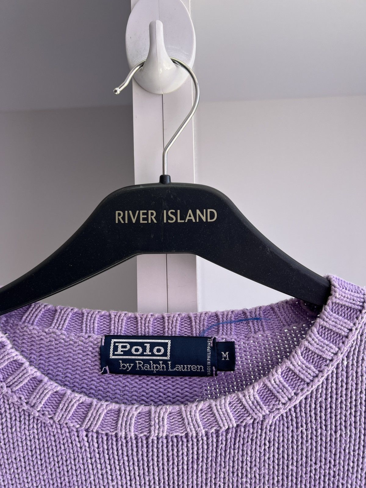 Polo Ralph Lauren × Vintage Vintage Polo Ralph Lauren Heavy Knitted Women’s sweater Size M / US 6-8 / IT 42-44 - 6 Thumbnail