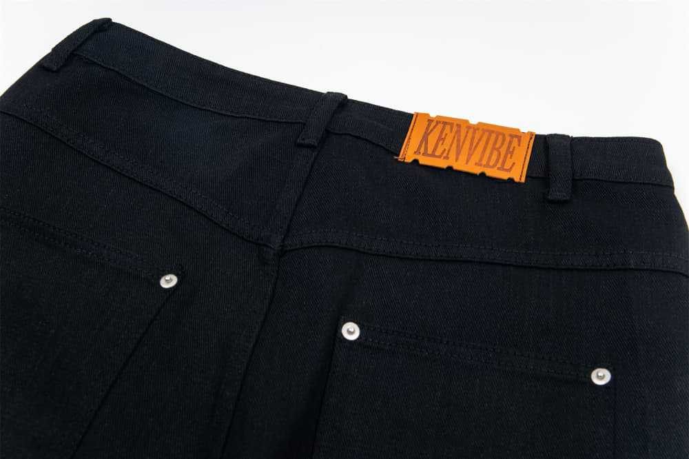 Japanese Brand × Jean Men's straight hip-hop fun pattern loose wide-leg jeans Size US 32 / EU 48 - 6 Thumbnail