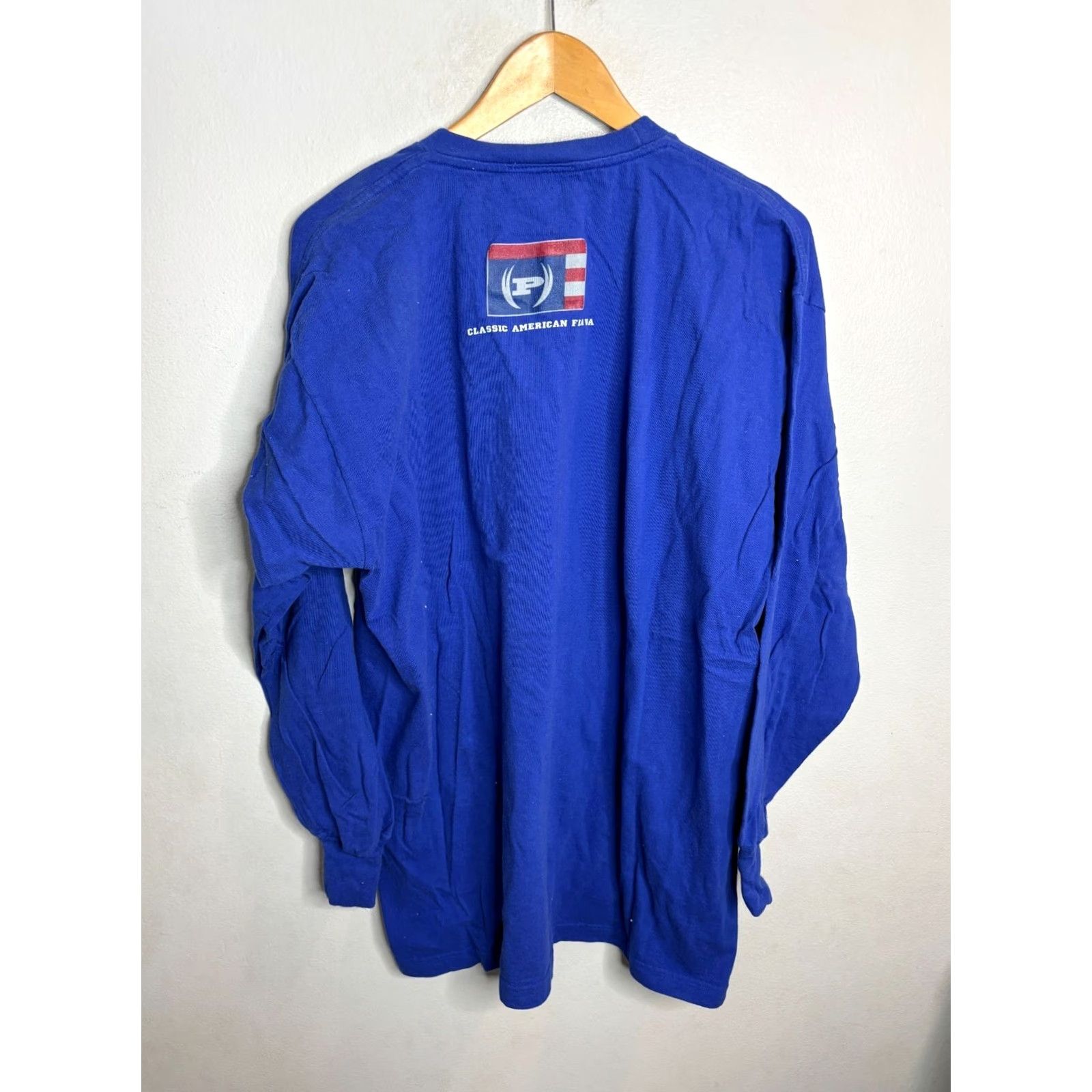 Phat Farm VINTAGE Phat Farm T-Shirt 2XL Blue Men's Graphic Skull 90s 5552 Size US XXL / EU 58 / 5 - 4 Thumbnail