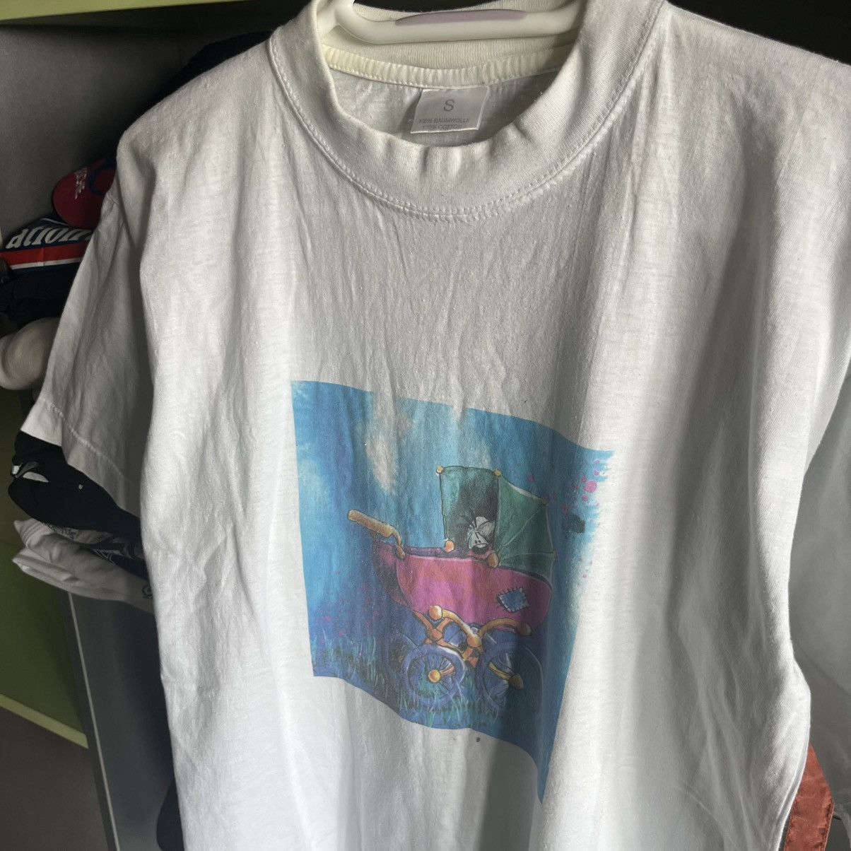 Other VINTAGE WIDE THROAT T SHIRT Size US S / EU 44-46 / 1 - 2 Thumbnail
