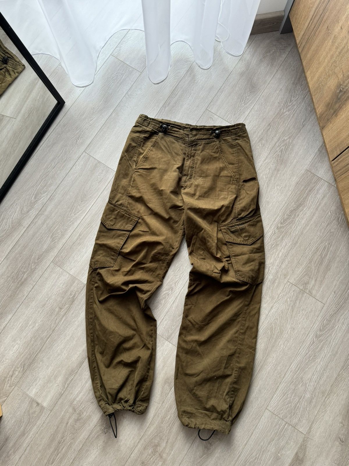 Japanese Brand × Seditionaries × Vintage Vintage Aem Kei Khaki Cargo Pants Size US 36 / EU 52 - 1 Thumbnail