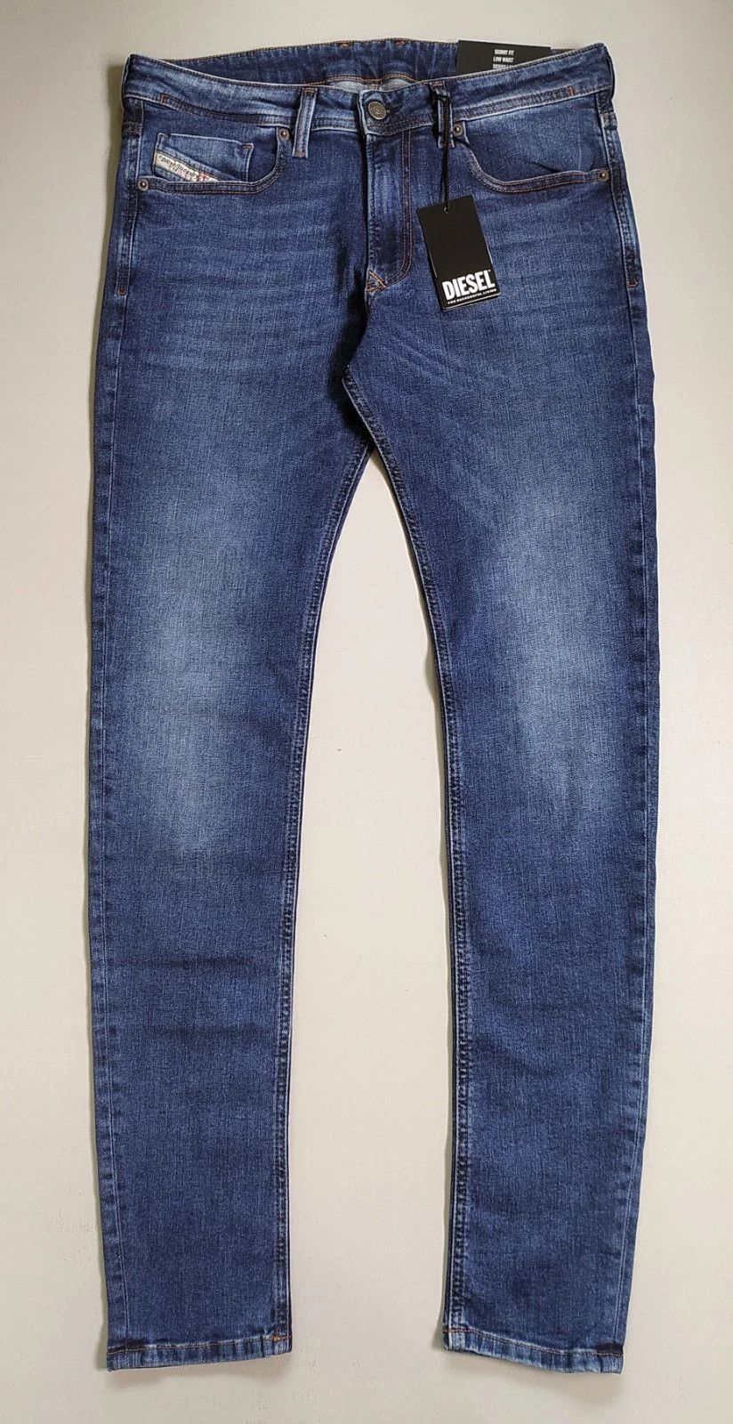 Diesel Diesel 1979 SLEENKER-R L.32 MENS JEANS T/9743 Size US 32 / EU 48 - 2 Thumbnail